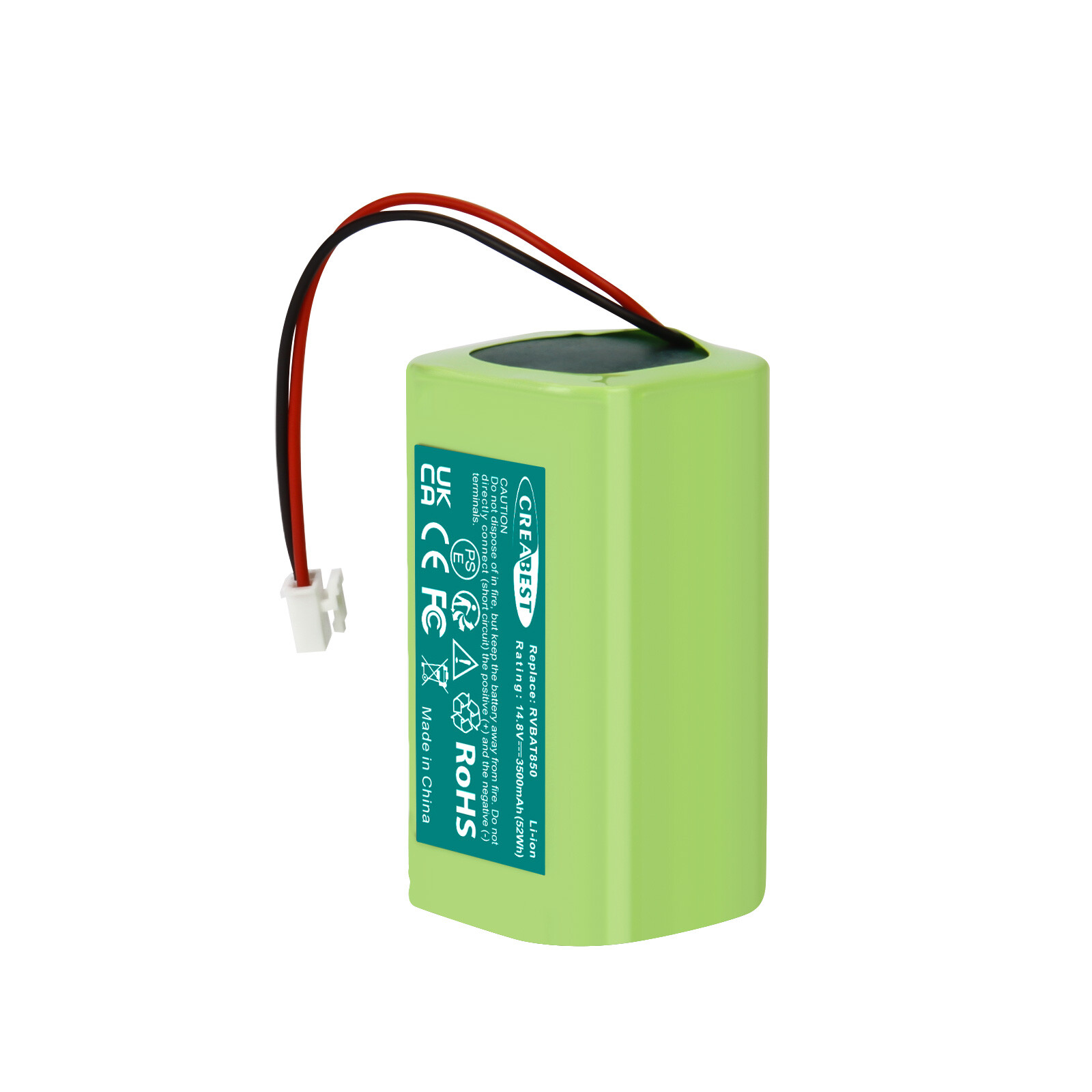 3.5Ah Battery Li-ion 14.8V for Shark Ion R75 RV85 RV850 RV750-N RV1001 RVBAT850