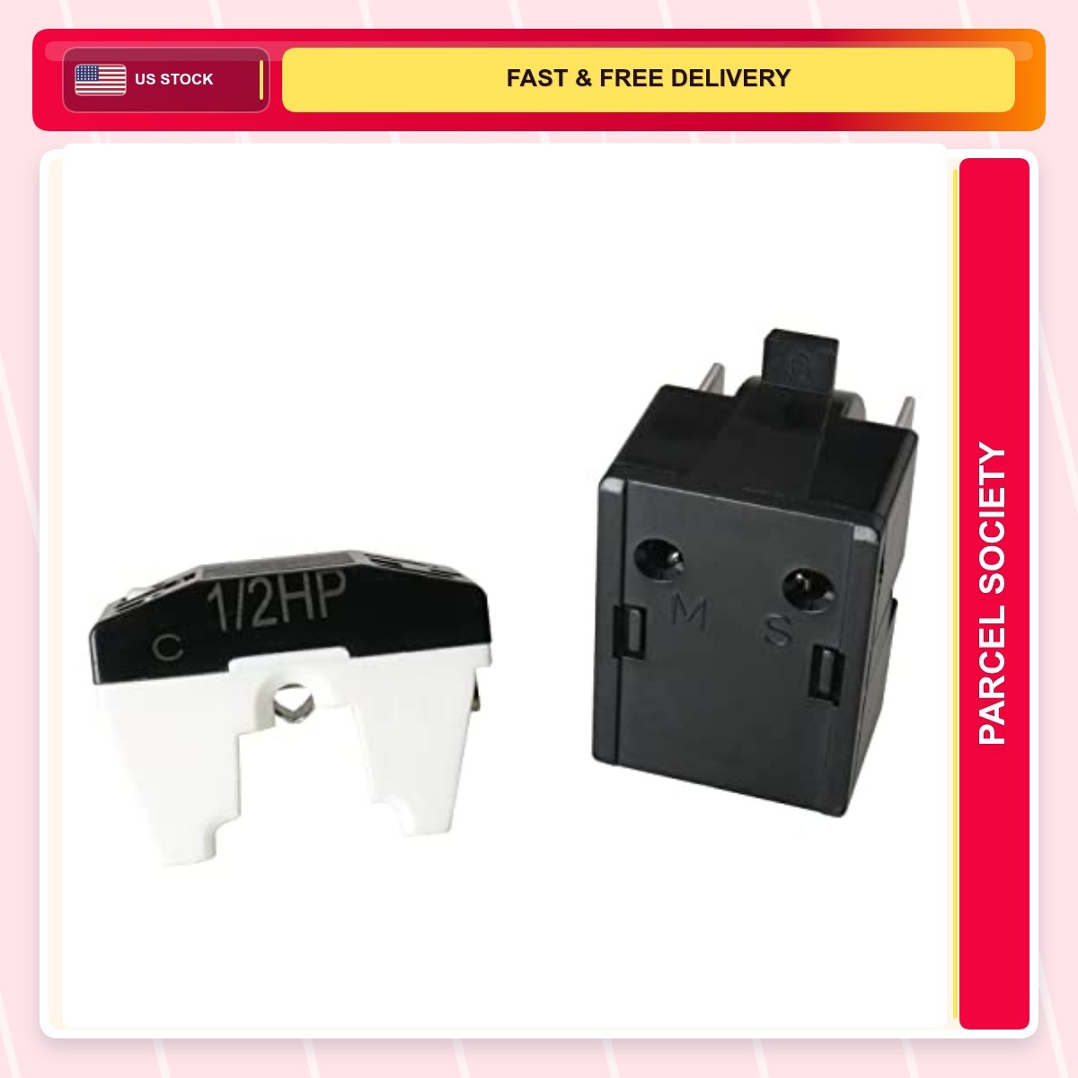Refrigerator Starter Normally Open Screw Mount Solder Electric 1.0 Count