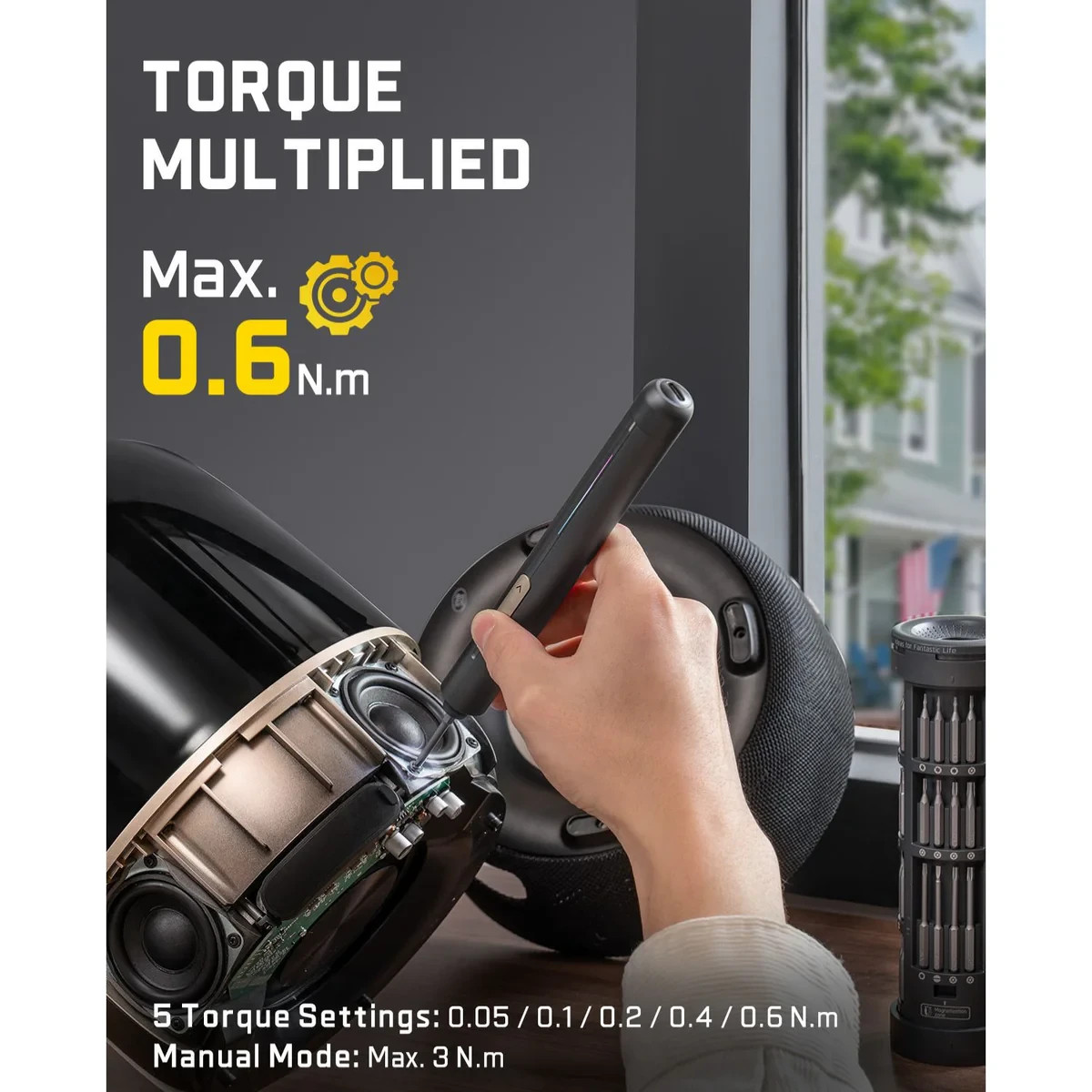!!!New!!! Fanttik E2 Ultra Mini Electric Screwdriver, Cordless Screwdriver