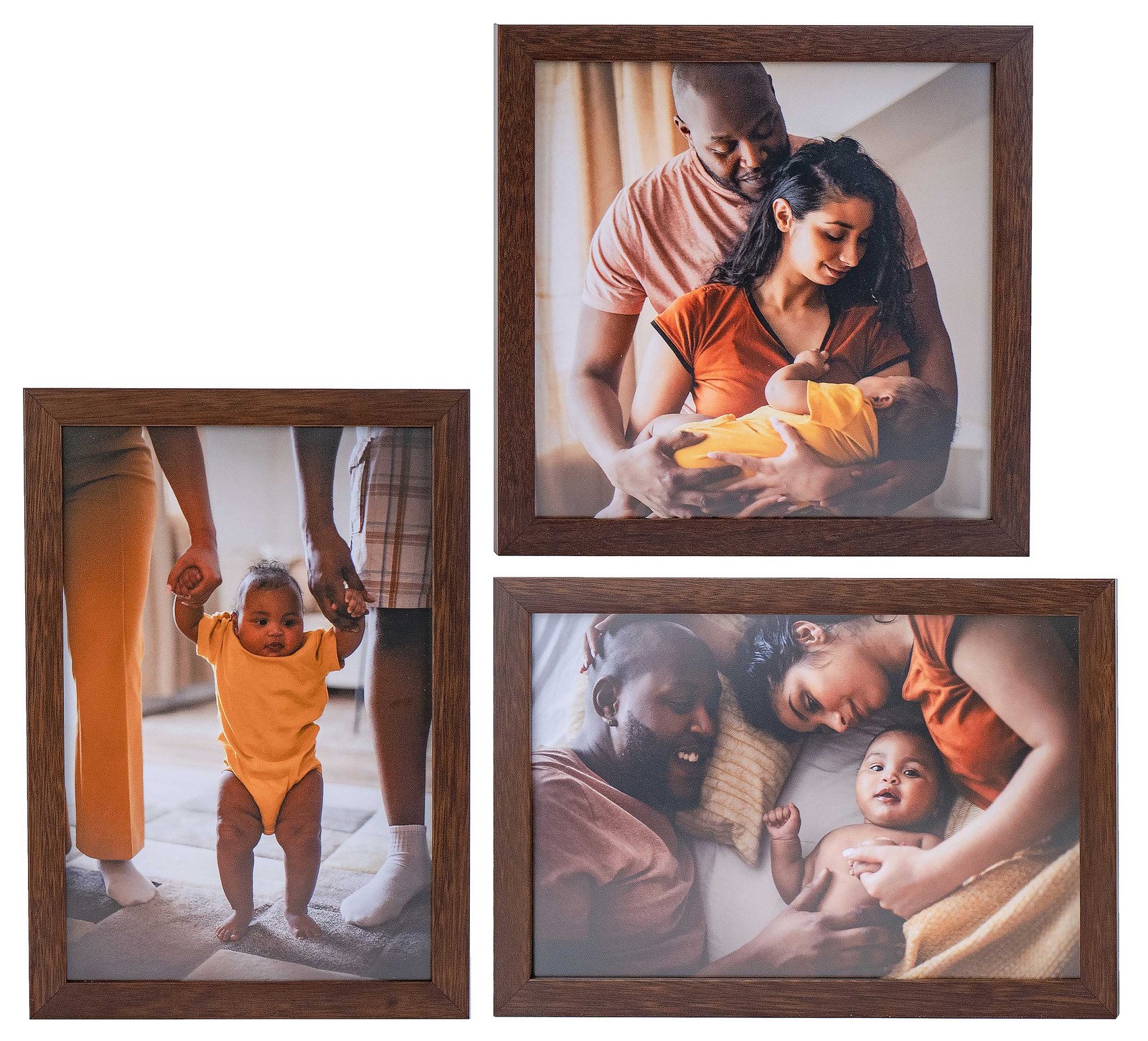 Panoramic Classic Modern Brown Frame – UV Acrylic, Backing, Hanging Hardware
