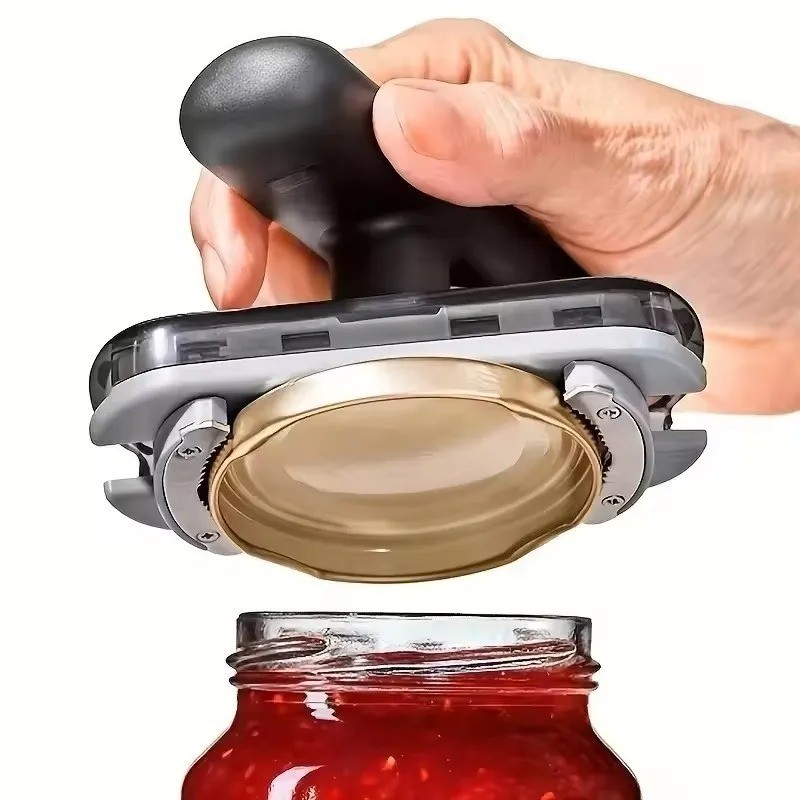 Easy Grip Jar Opener, Non‑Slip Lid Remover for Tight Lids, Seniors, Ergonomic