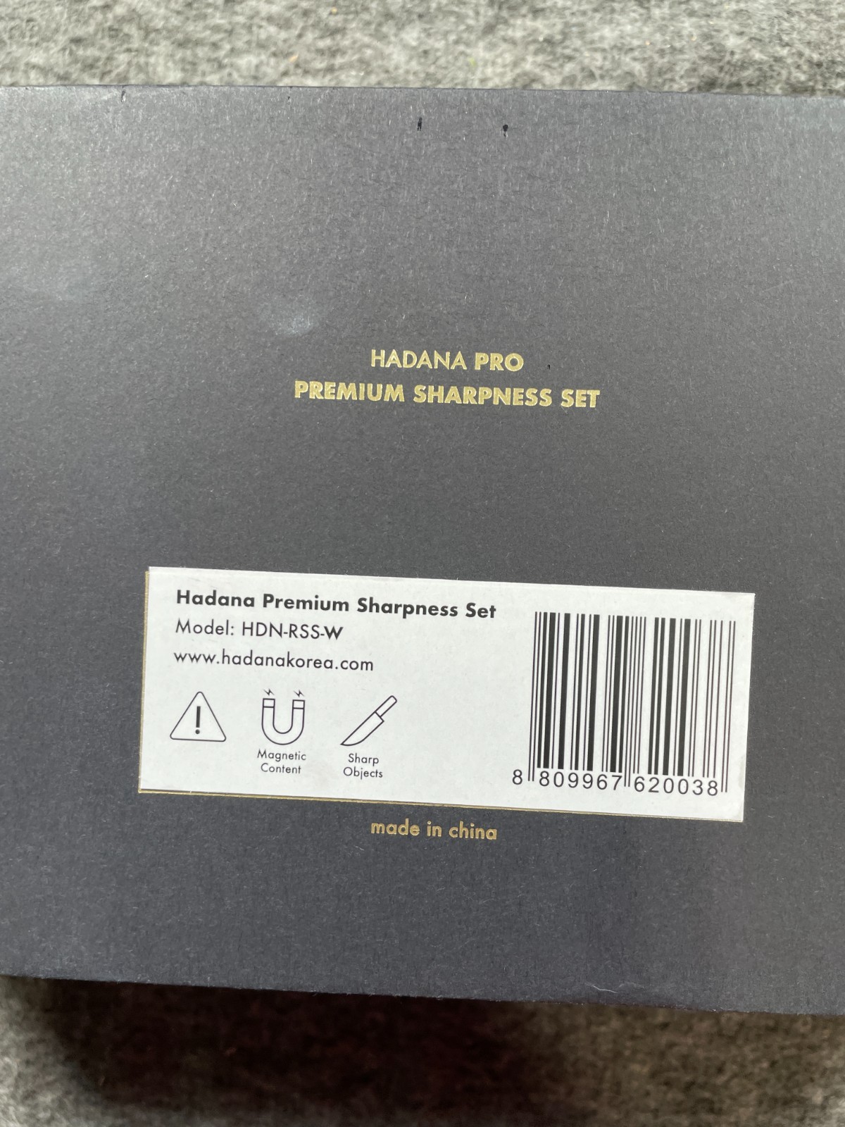 Hadana Pro PREMIUM Knife Sharpener Set – Four Grinding Angles – NIB