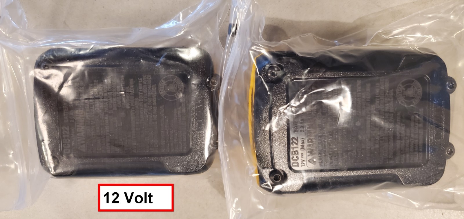 DeWALT DCB122 12V 2 Ah Li-Ion Batteries 2x & DCB112 Charger. New 2024 OEM.