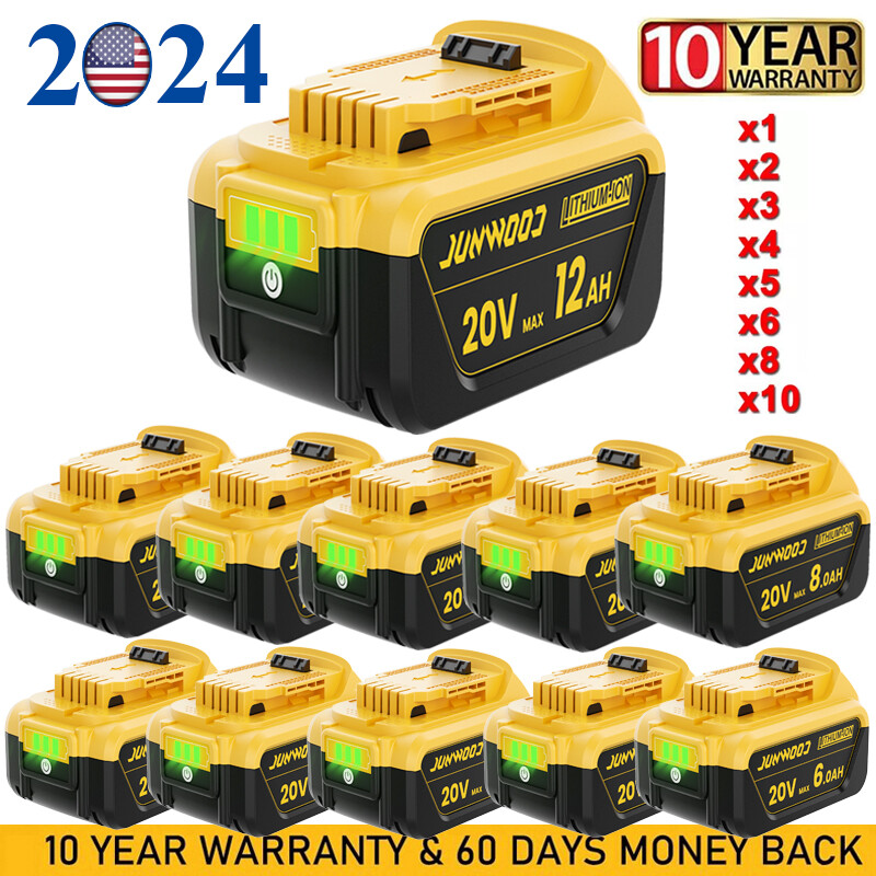 NEW Pack For Dewalt 20V 20 Volt Max 3.5/8.0/12.0AH Lithium Ion Battery DCB200-2