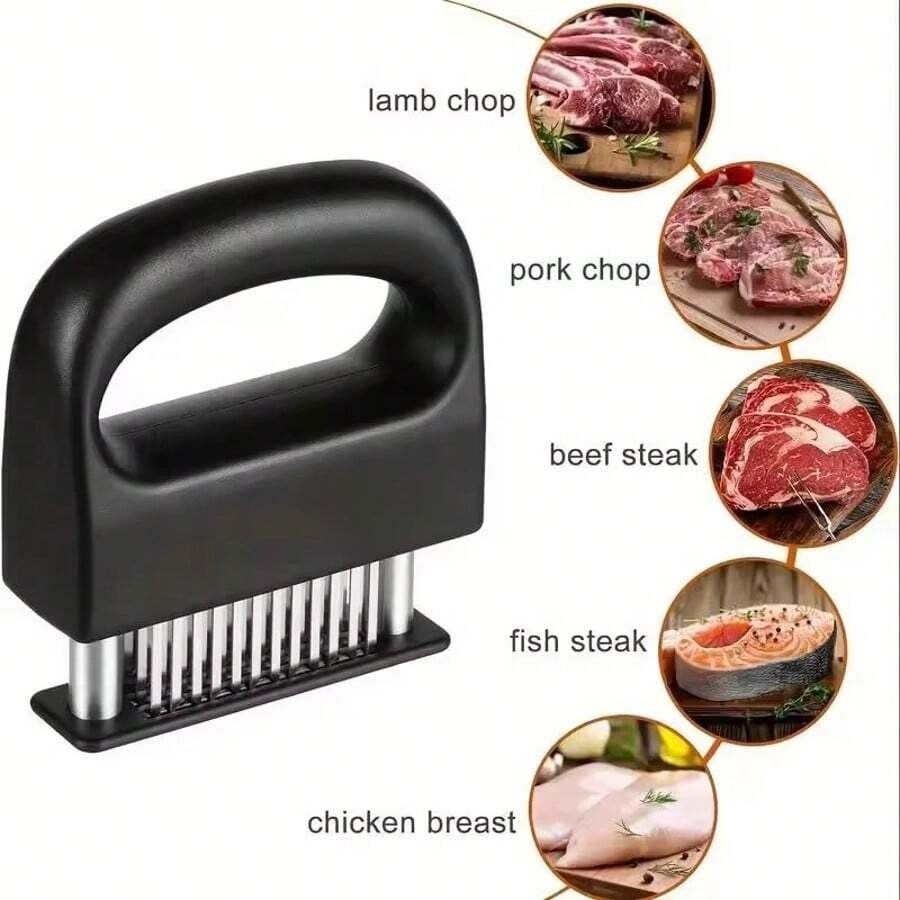 1PACK Meat Tenderizer Tool Stainless Steel Needle Cooking Hammer Kitchen Tool