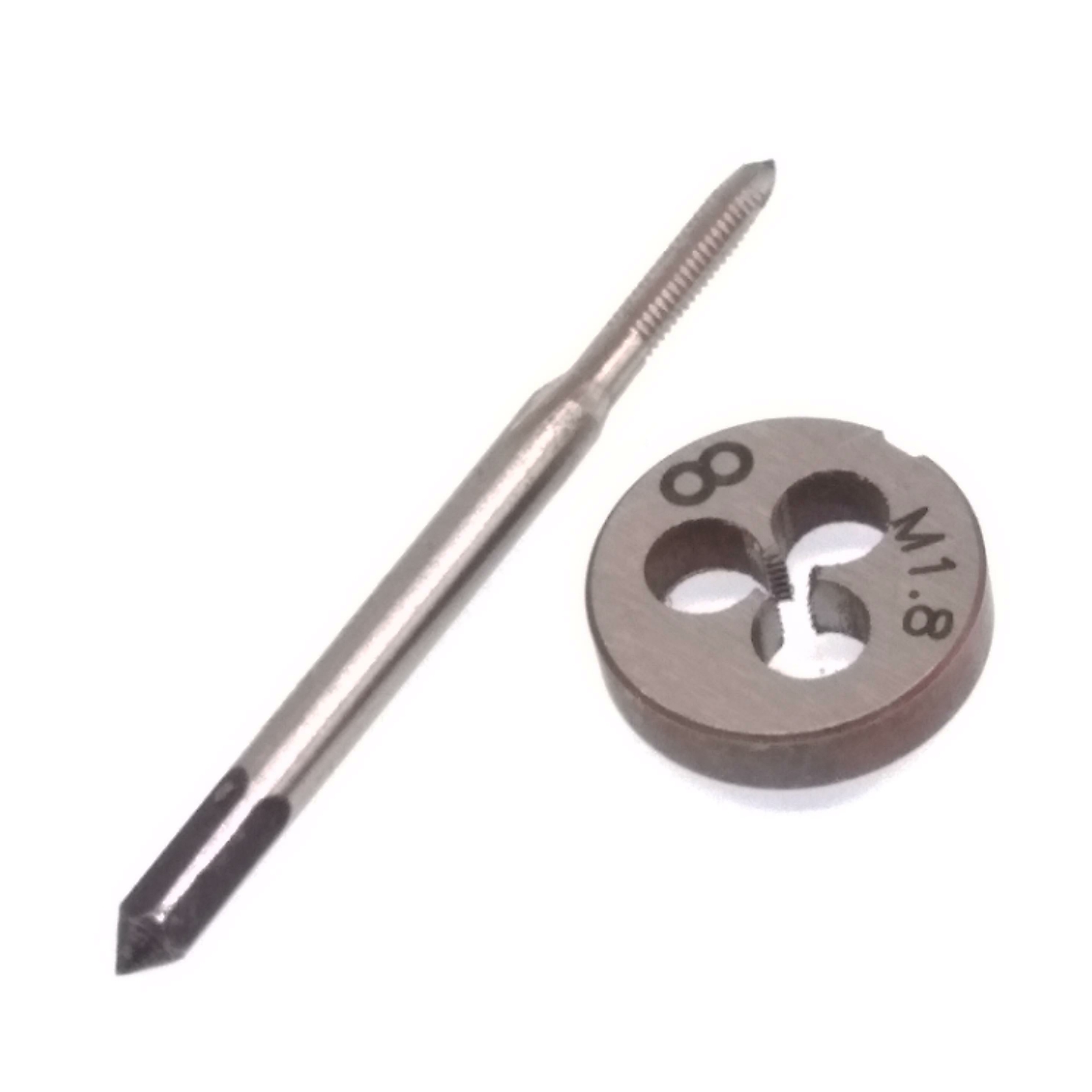 HSS M1.8 x 0.35mm Tap & M1.8 x 0.35mm Die Metric Thread Right Hand