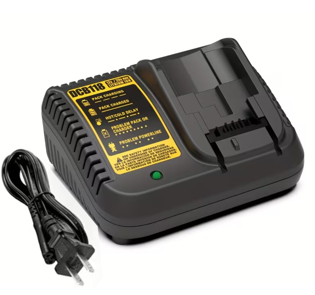12V-20V MAX Charger for DeWalt Lithium Battery 20V DCB107 DCB112 DCB115 DCB118