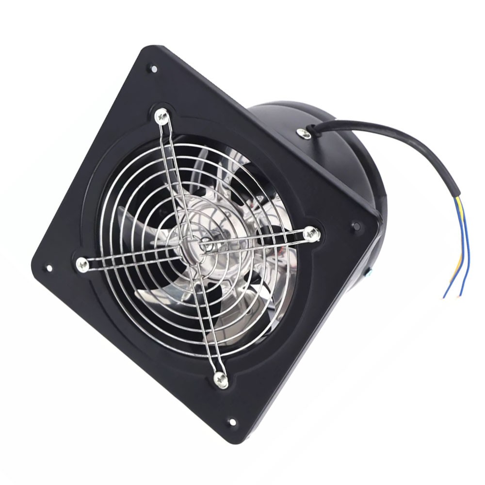 6″ Exhaust Fan Ventilation Extractor Fan 110V 6Inch Wall-Mounted Square Blower