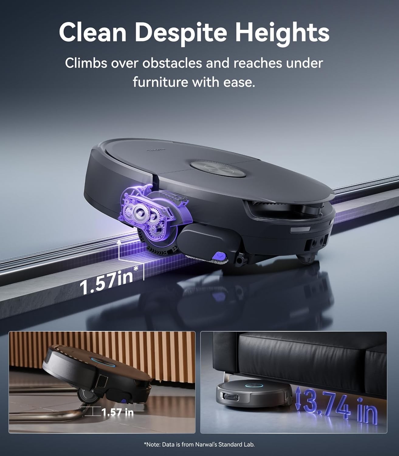 NARWAL Flow 2 Robot Vacuum and Mop Combo FlowWash Self-Emptying & Refilling