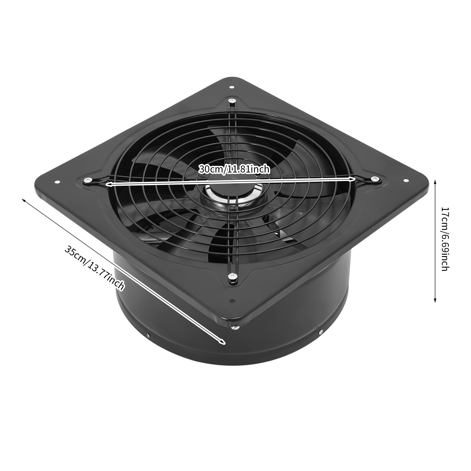 12″ Explosion Proof Fan Blower Axial Flow Exhaust Fan Ventilator Extractor 125w