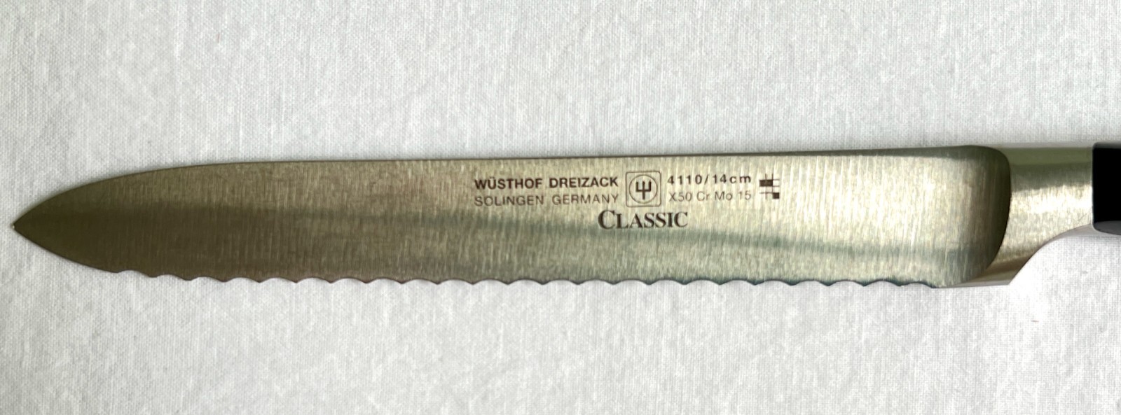 Wusthof Classic 5″ Serrated Utility Knife 4110 14cm Germany READ