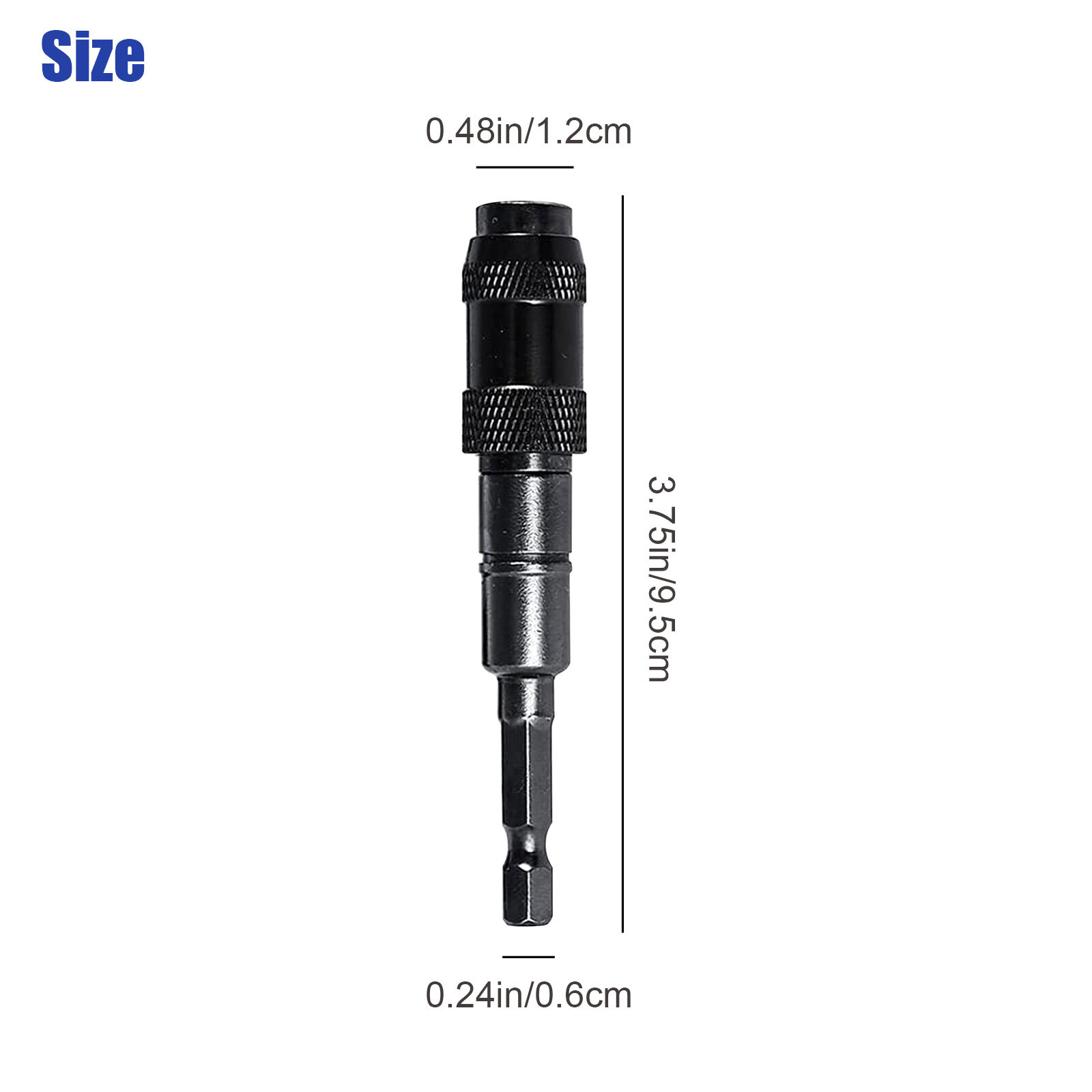 1/4″ Hex Pivoting Shank Quick Release Magnetic Screwdriver Extension Drill Bit