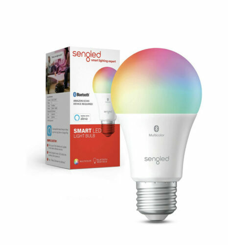 2 x Sengled Multicolor Smart A19 9w LED 60W Bulb Bluetooth Works w/Alexa NEW
