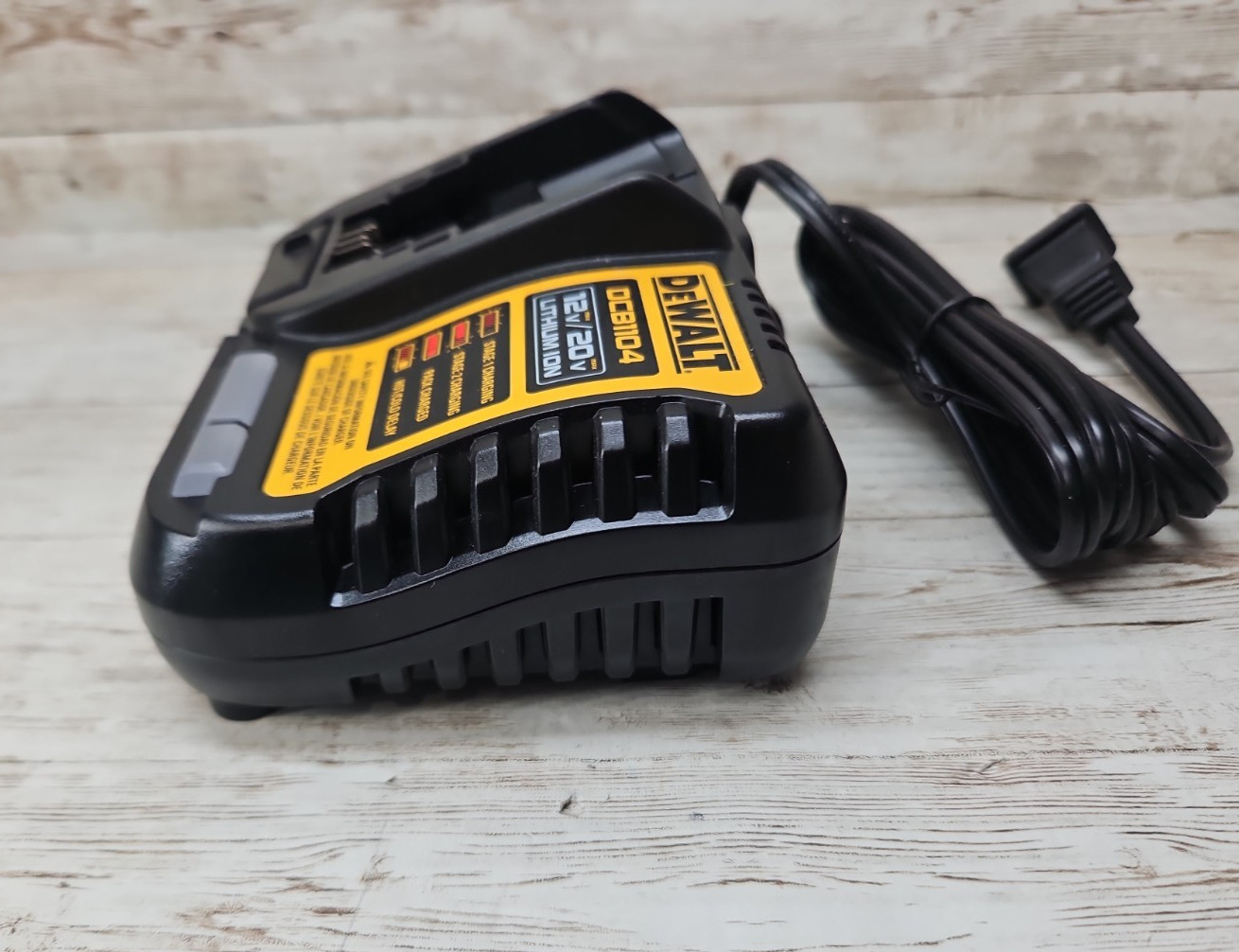 DEWALT DCB1104 Battery Charger 12V / 20V MAX Lithium Ion 4 Amp Fast Charging