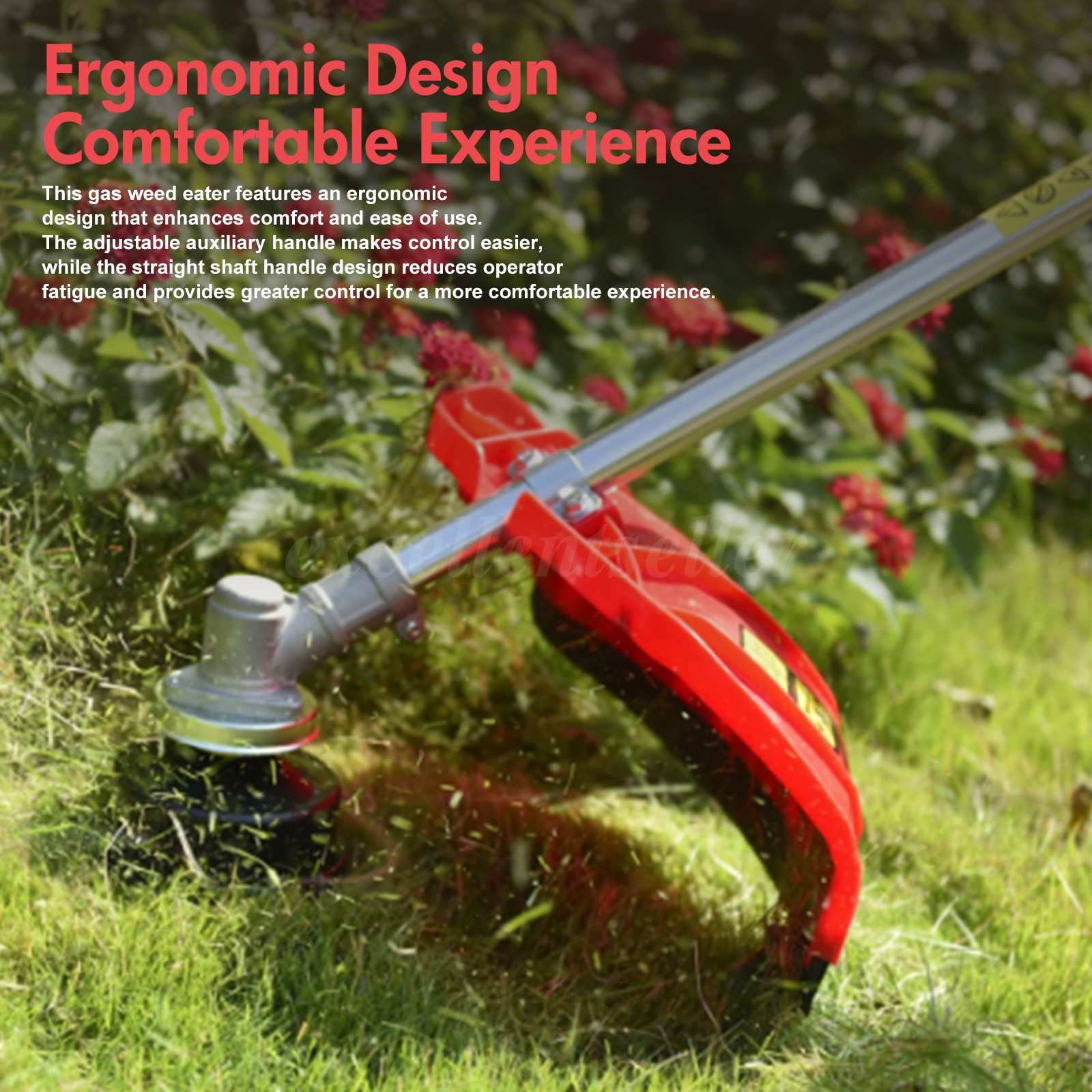 31cc 4-Cycle Weed Wacker Gas Powered 2-in-1 String Trimmer/Edger Grass Trimmer