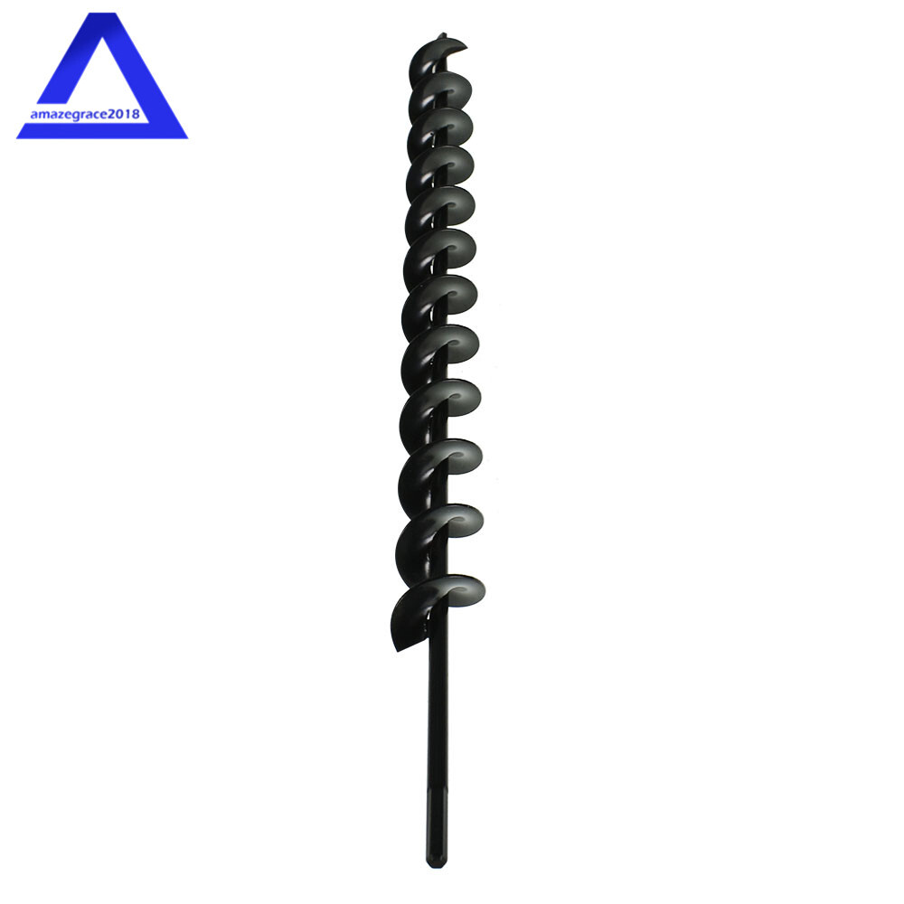 Rust-Proof Auger Drill Bit 1.75″ × 24″ Garden Plant Flower Rapid Planter Spiral