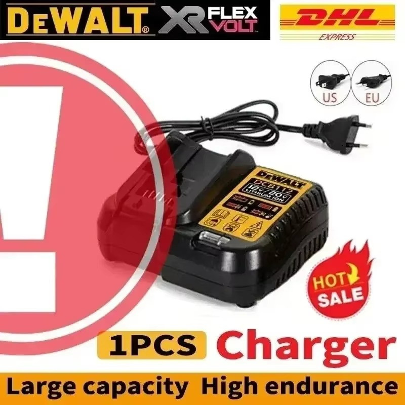 DeWalt 20V 6.0Ah Battery Replacement DCB184 DCB181 DCB182 Power Tool Pack ✅