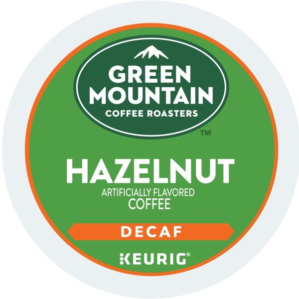 Green Mountain Coffee Hazelnut Decaf, Keurig K-Cup Pod, Light Roast, 96 Count