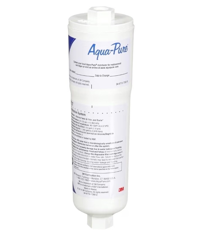 Aqua-Pure AP717 Inline Water Filter for Refrigerator No Chlorine Taste/Odor*NEW*