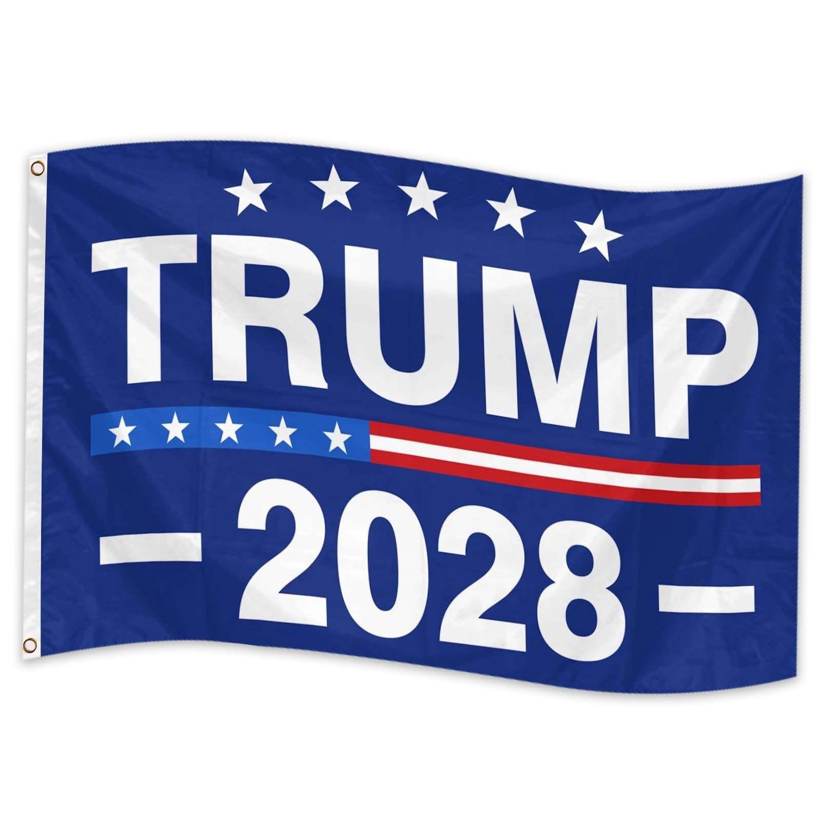 Trump 2028 Flag Double Sided 3×5 FT,Heavy-Duty MAGA Banner with 2 Brass Gromm…