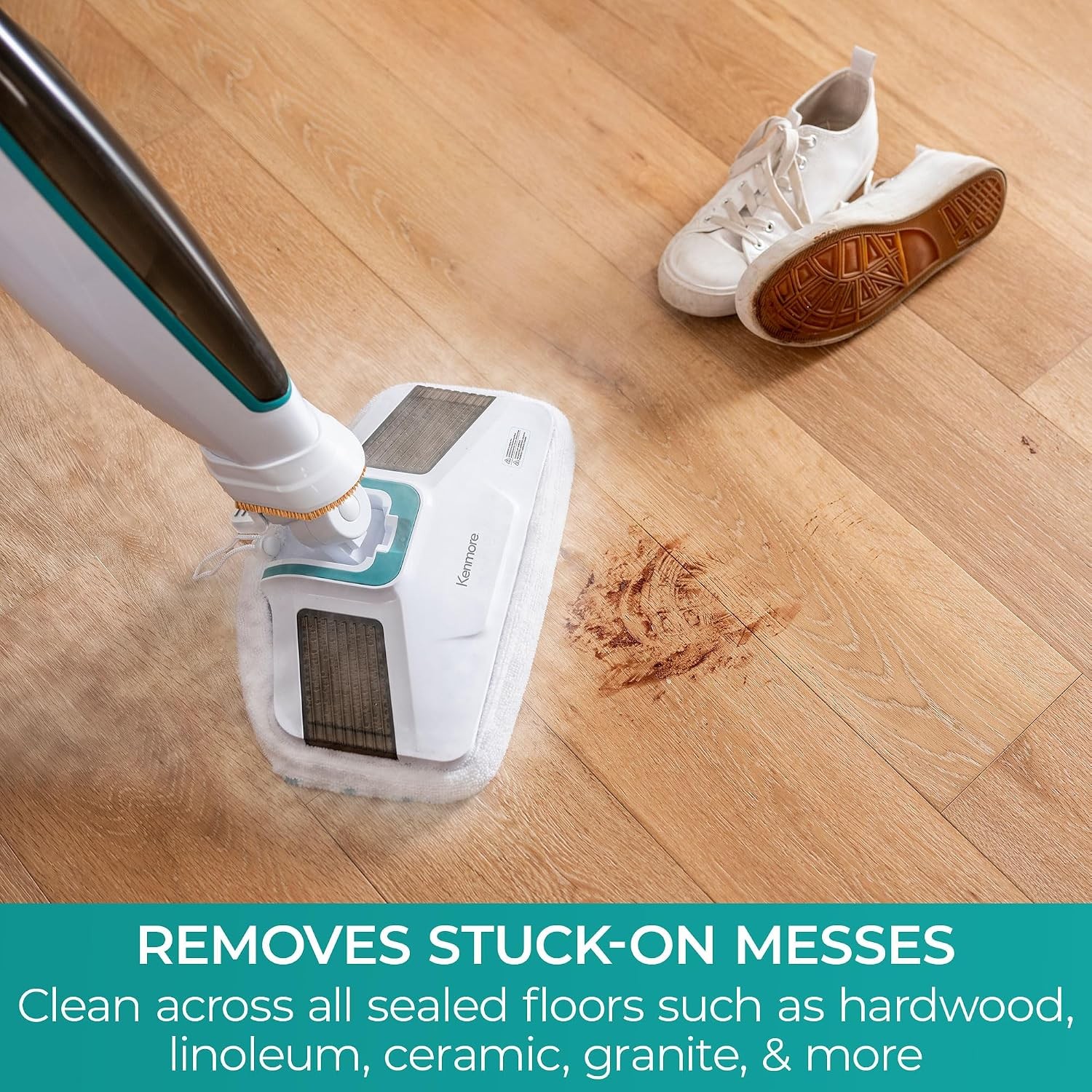 Kenmore SM2060 S200 Steam Mop 2 Modes Quick Heat Washable Pads Hardwood Tile