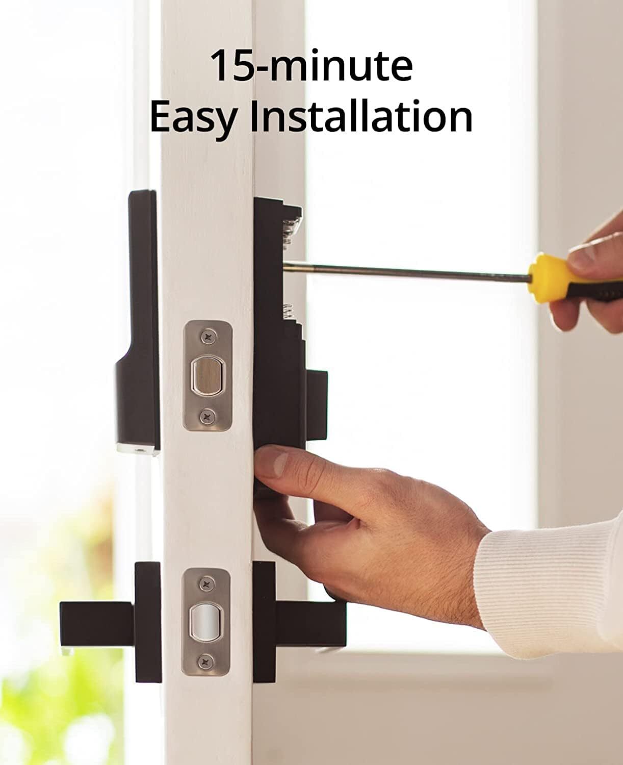 eufy Security Smart Lock 5-in-1 Keyless Entry Door Lock Built-in WiFi Deadbolt