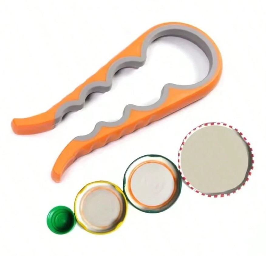 4-in-1 Jar Bottle Opener Grip Wrench Multi-Purpose Kitchen Tool