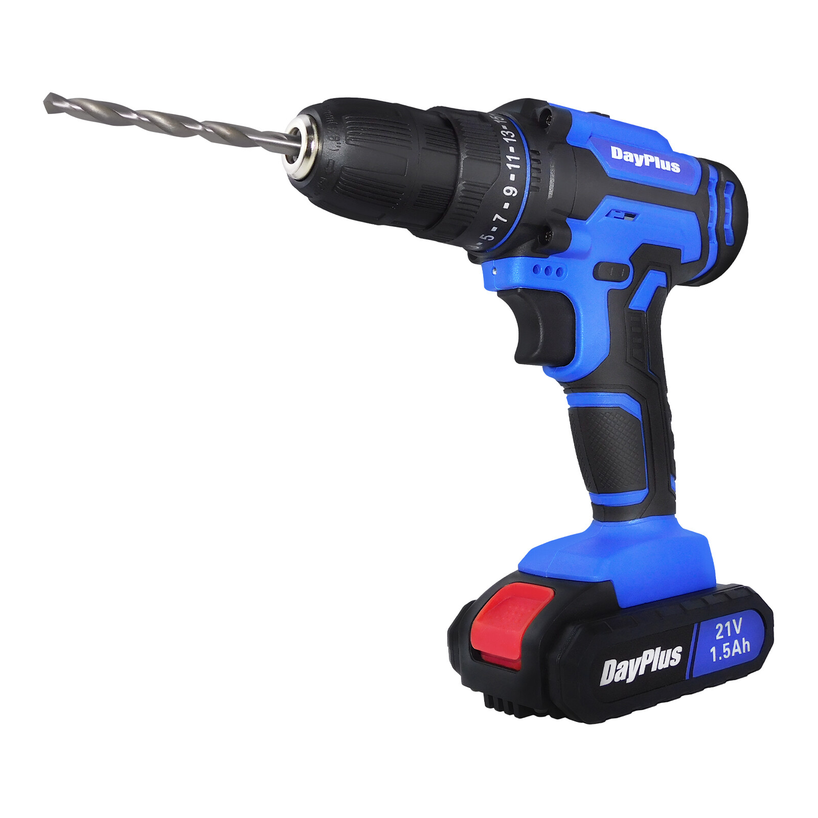 21V Max Cordless Drill Driver Set Impact Drill Tool Kit w/ 26 Pieces Accessories