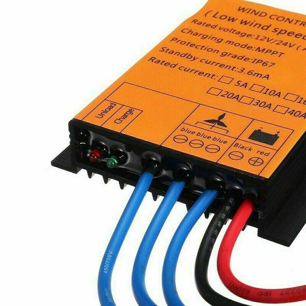 800W-1000W-3000W Wind Turbine Generator 12/24- 48V MPPT Charge Controller Regler