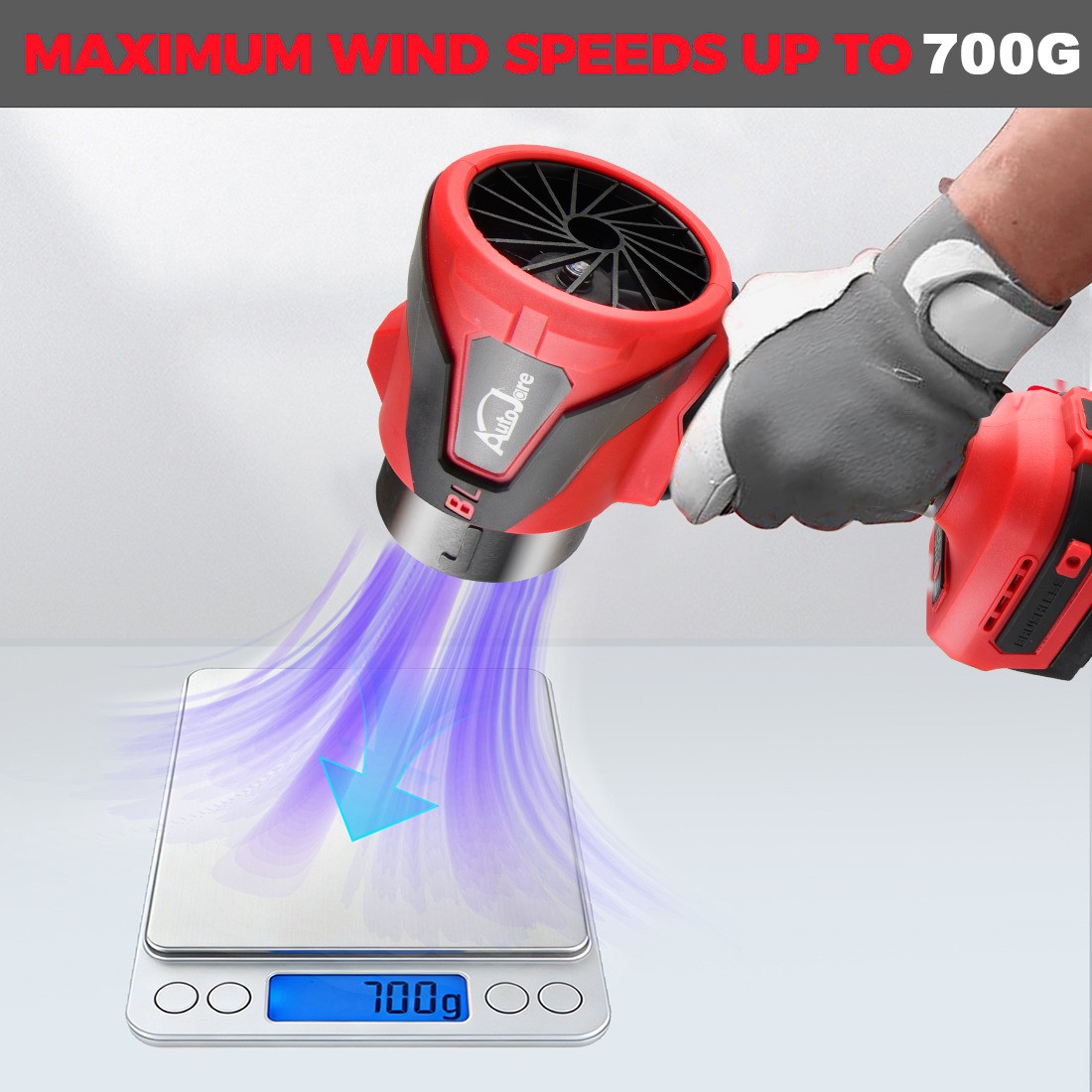 Cordless Leaf Blower for Milwaukee 18V Battery 2in1 Electric Leaf Blower&Vacuum