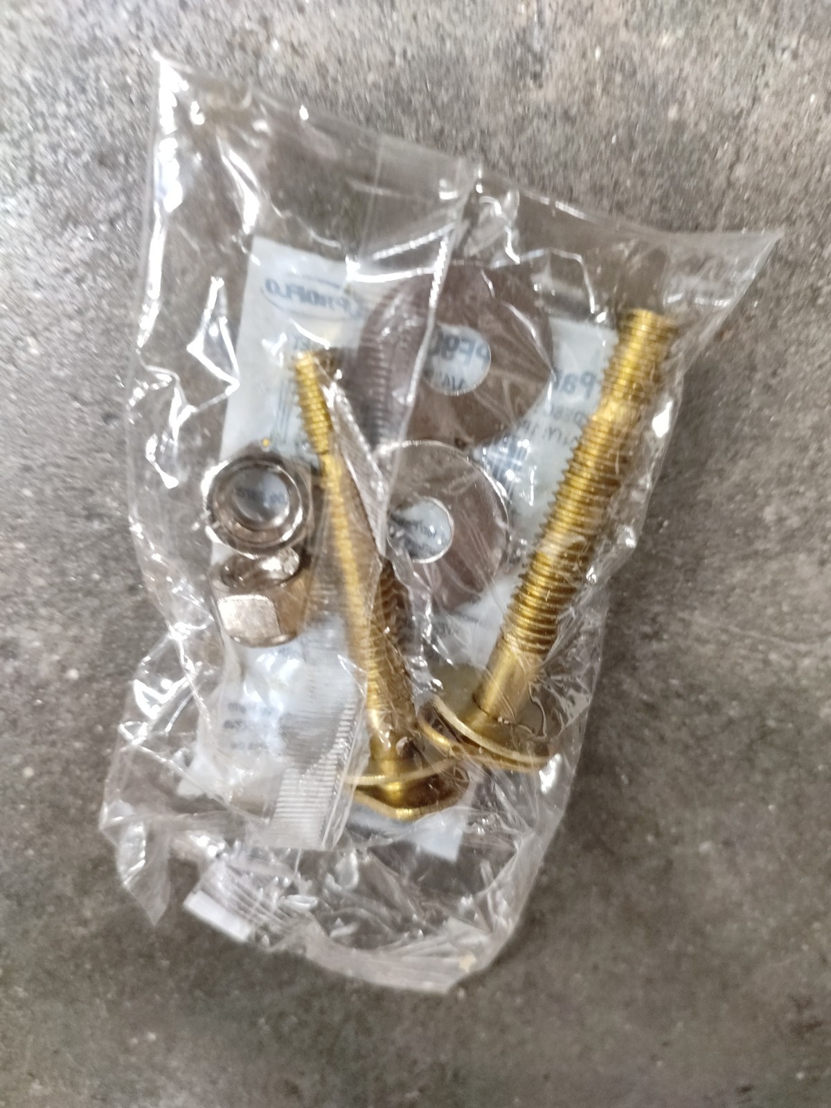 PROFLO PF90124 5/16″ Brass Snap Closet Bolt Stainless Steel Pair – 2 Sets