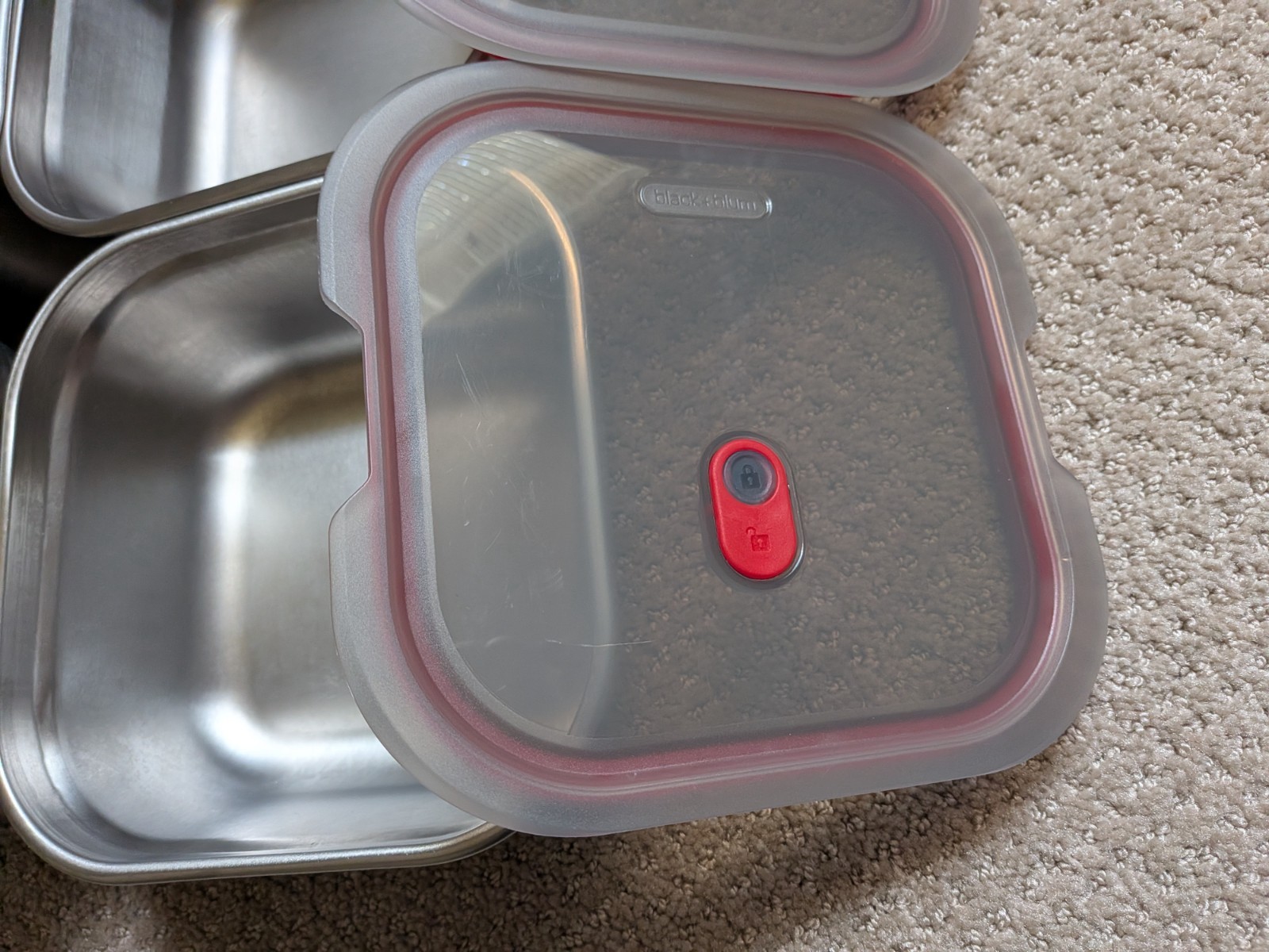BLACK & BLUM / SS / 1.4L (LARGE) / MEAL PREP / FOOD CONTAINERS – FREE SHIPPING