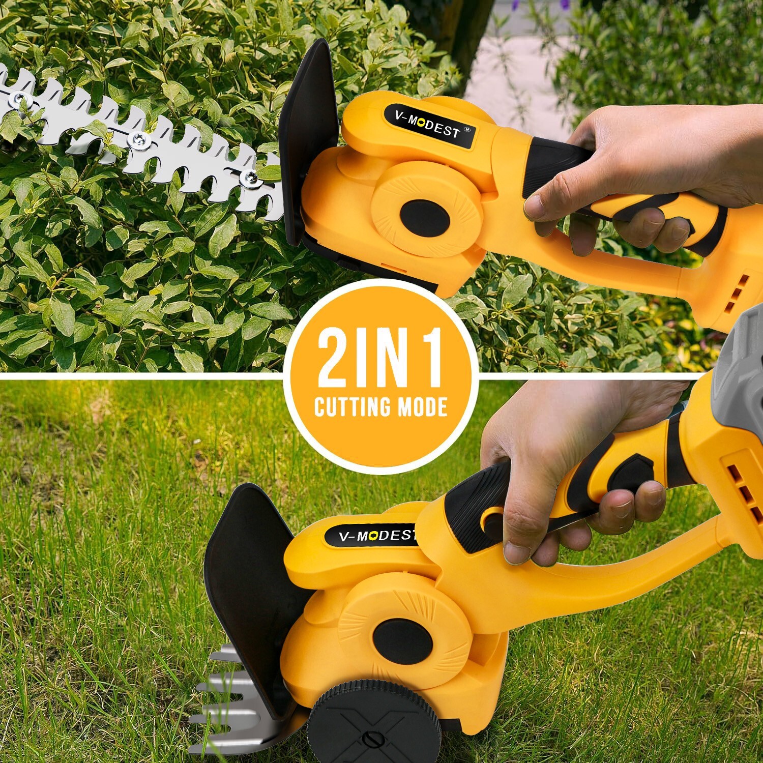 For DeWALT 20V Battery 2-in-1 Cordless Grass Shear Hedge Trimmer (Tool Only)