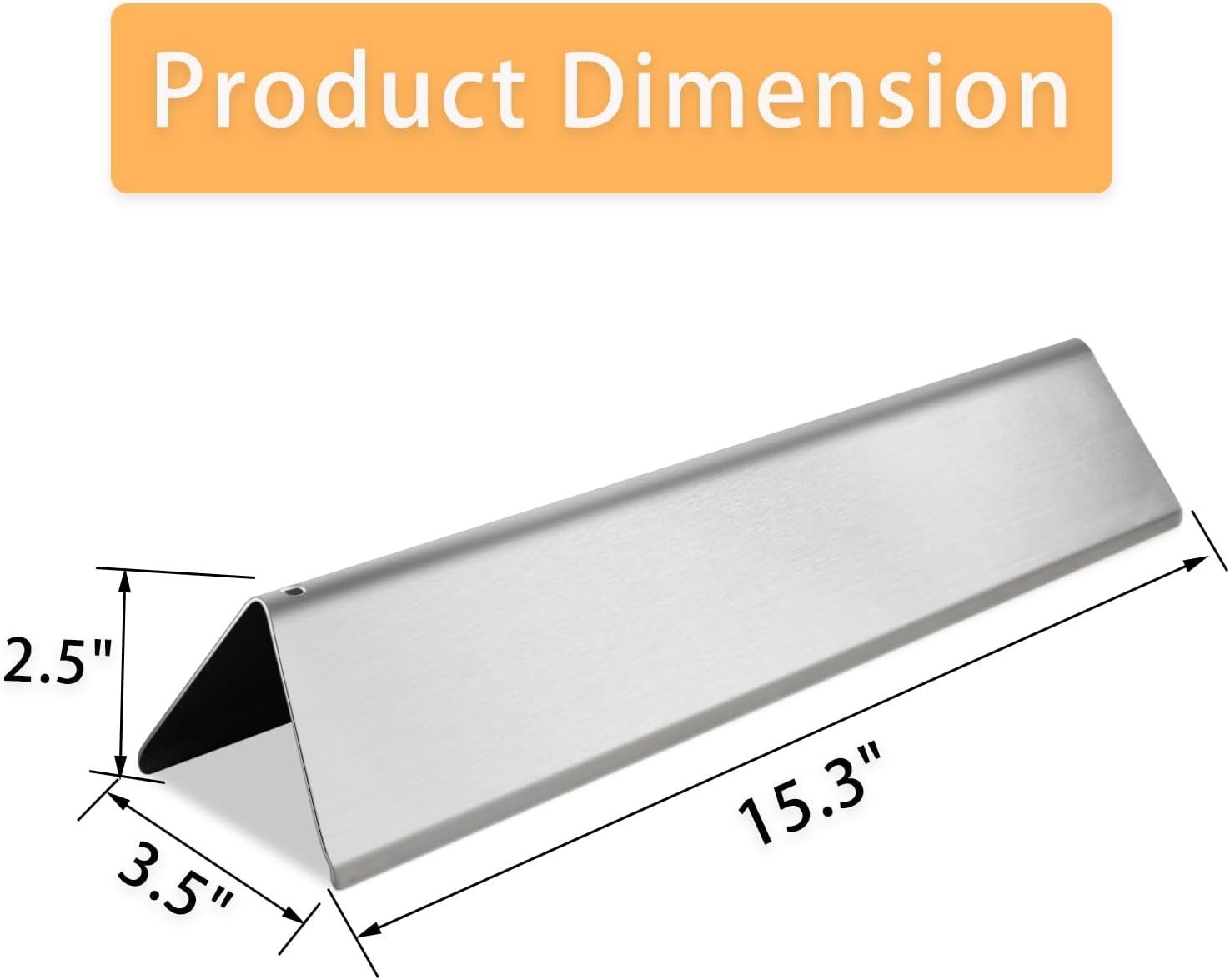 7635 15.3″ Flavorizer Bars Replacement for Weber 200 Series Spirit E/S210 E/S220