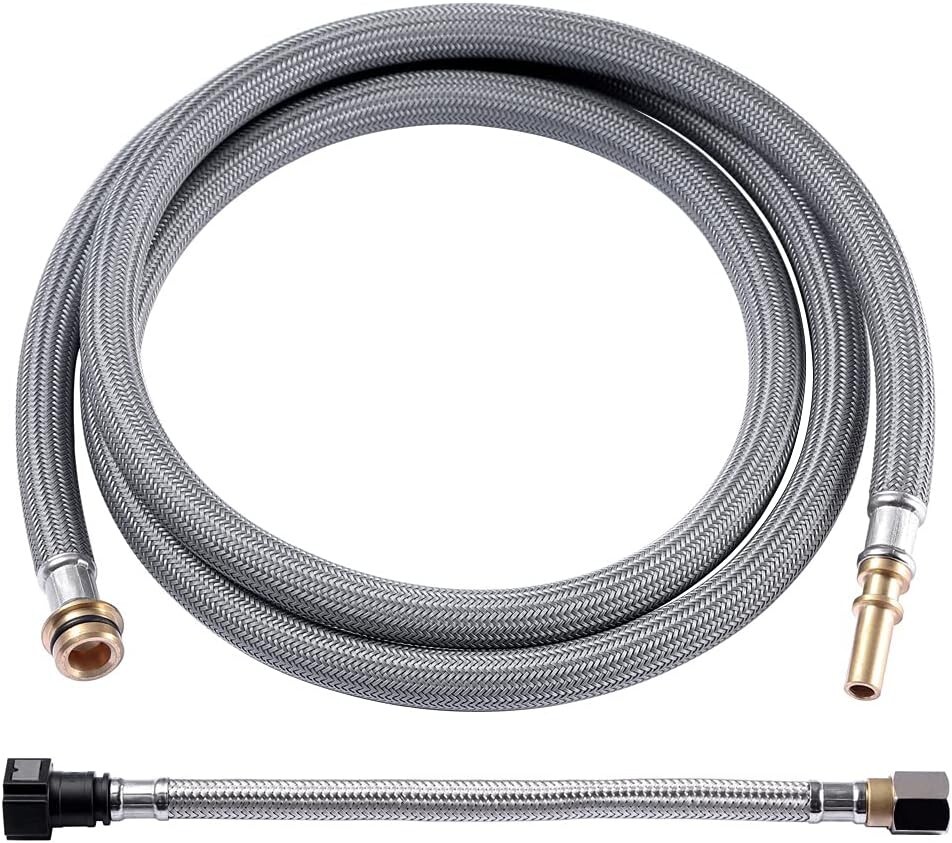 Durable Nylon 59-Inch Hose Combo for Hansgrohe Faucets – Money-Back Guarantee