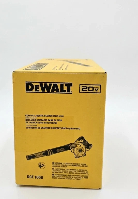 DEWALT 20V MAX Blower for Jobsite, Compact, Tool Only (DCE100B)