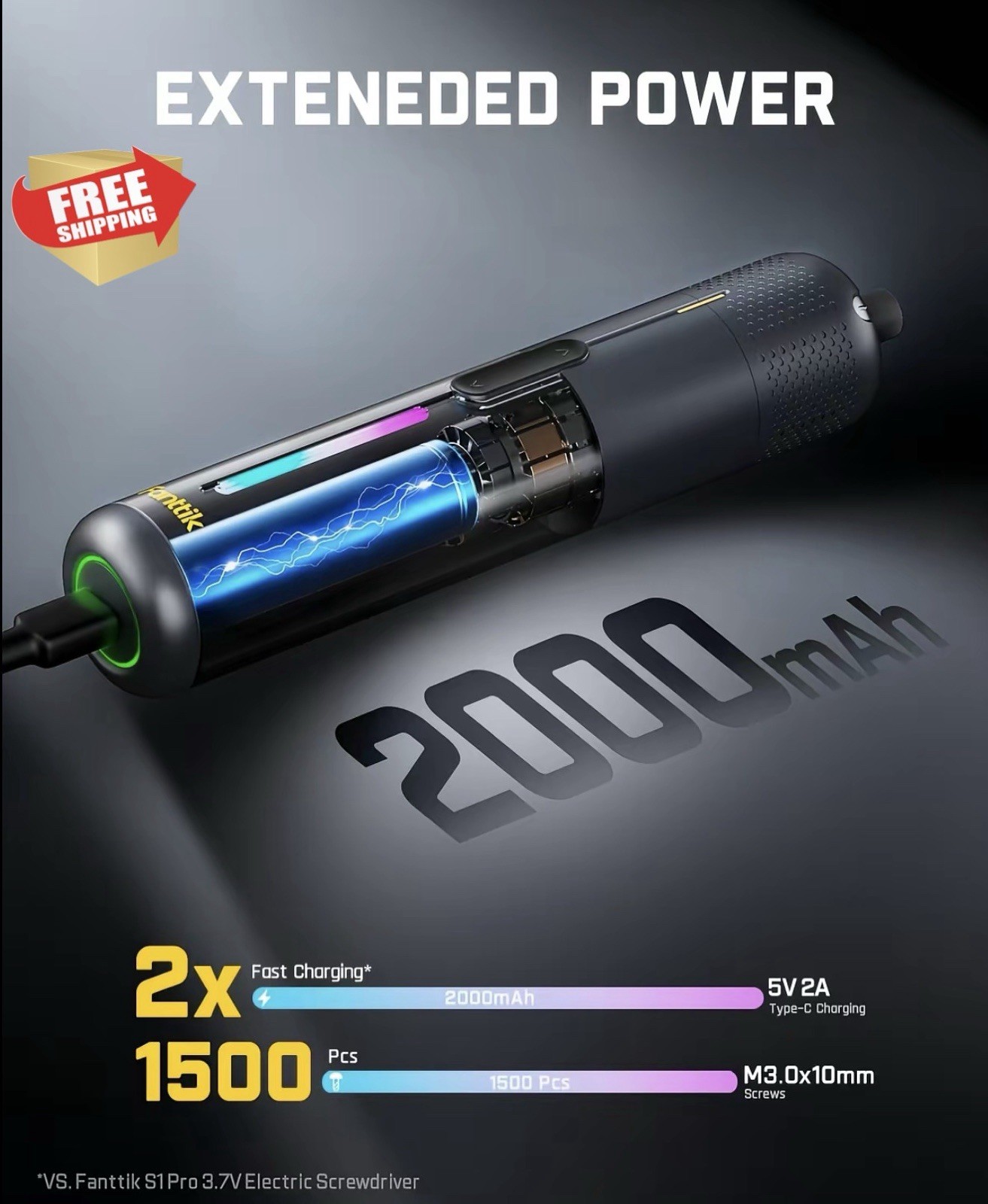 Fanttik Nex S2 Pro Max Cordless Electric Screwdriver
