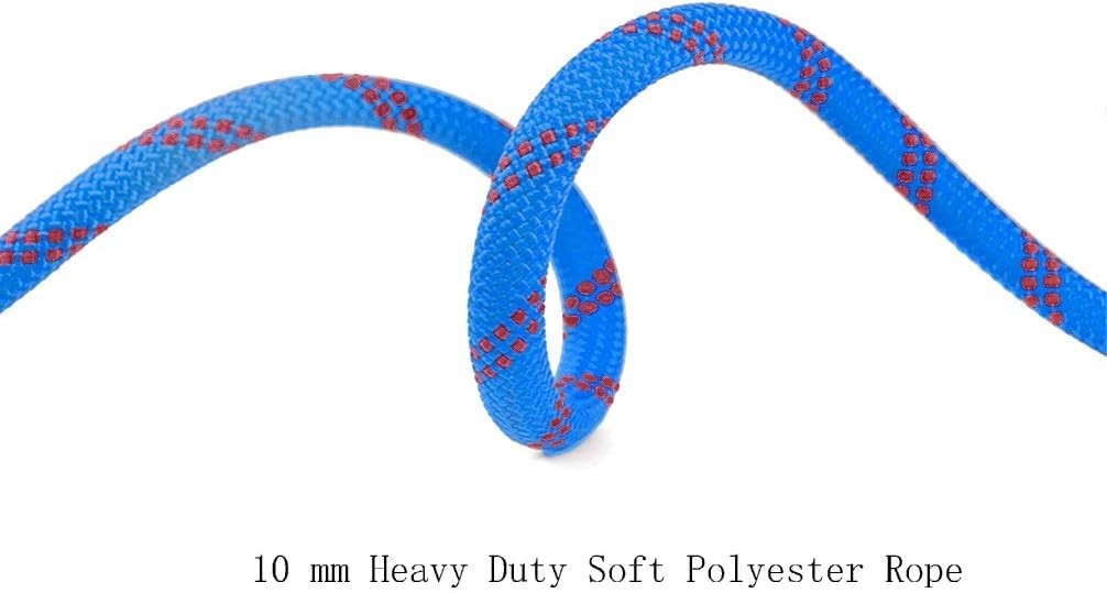 Outdoor Polyester Rope 10mm 2000lb Static Rope for Pulling Rigging Tree Work