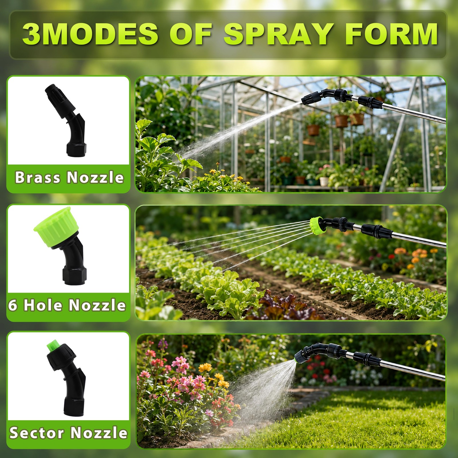 1.35 Gallon Battery Powered Sprayer, Covers 3,000 Sq Ft per Tank – Electric S…
