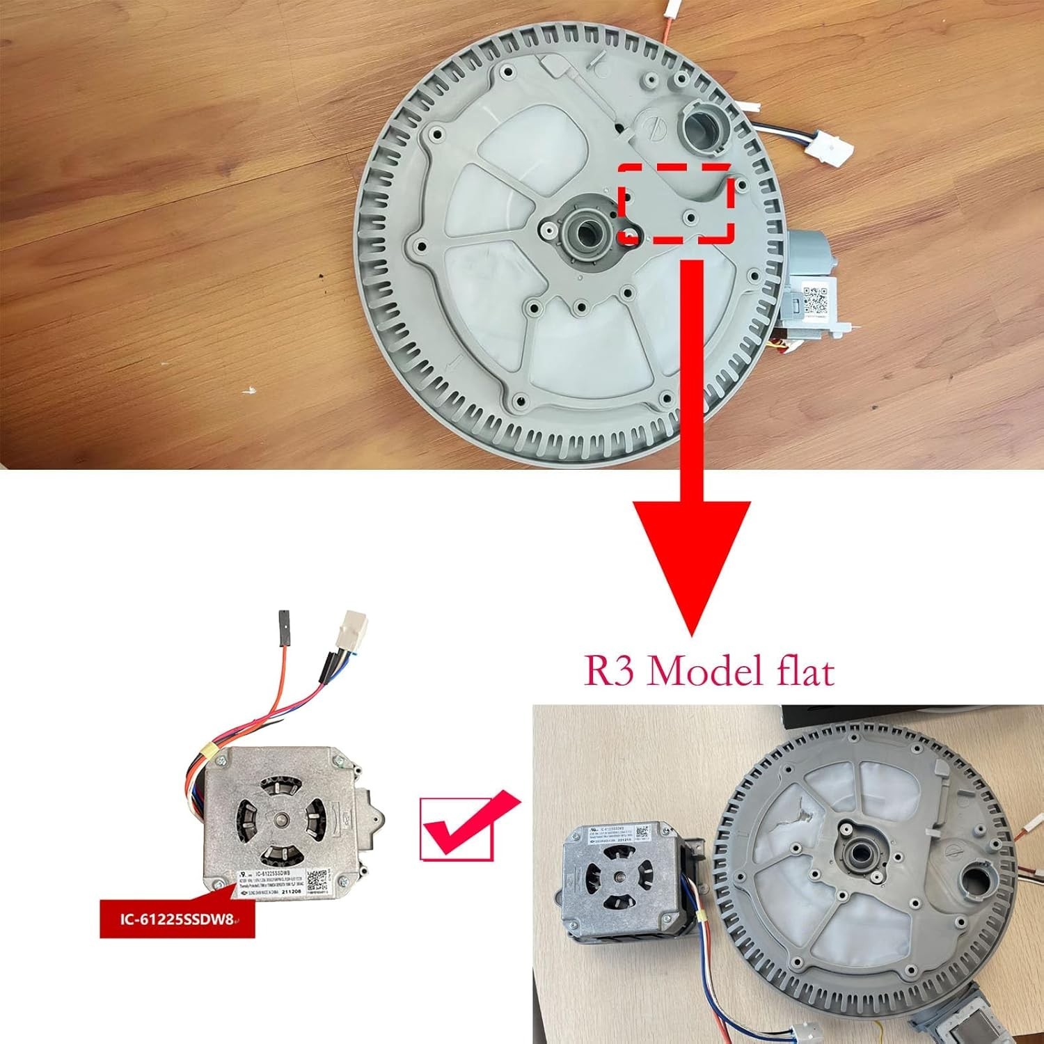 DD31-00008A for Samsung Dishwasher Circulation Pump Motor Original Equipment Man