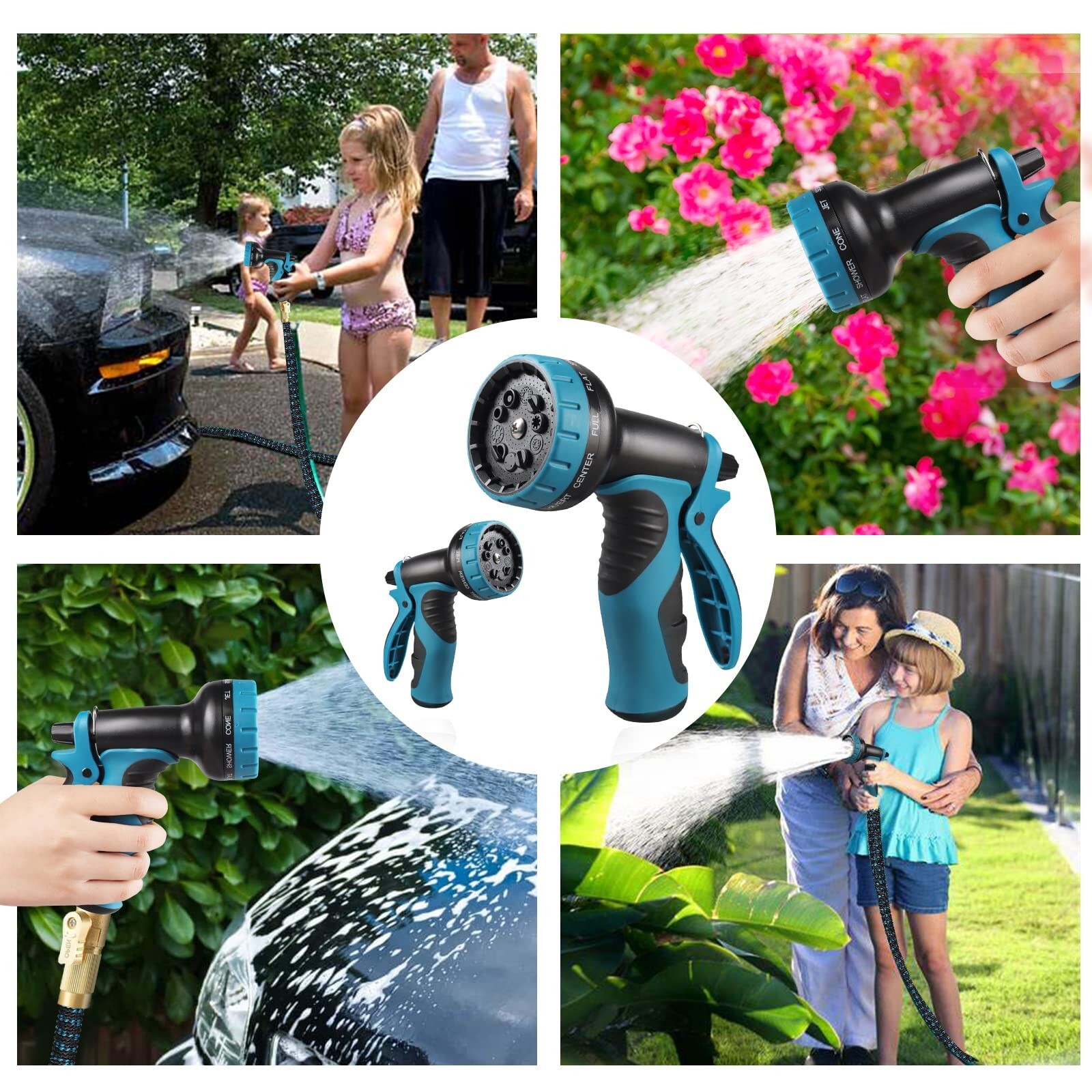 Garden Water Hose 50/75/100FT Deluxe Expandable Garden Hose Heavy Duty Flexible