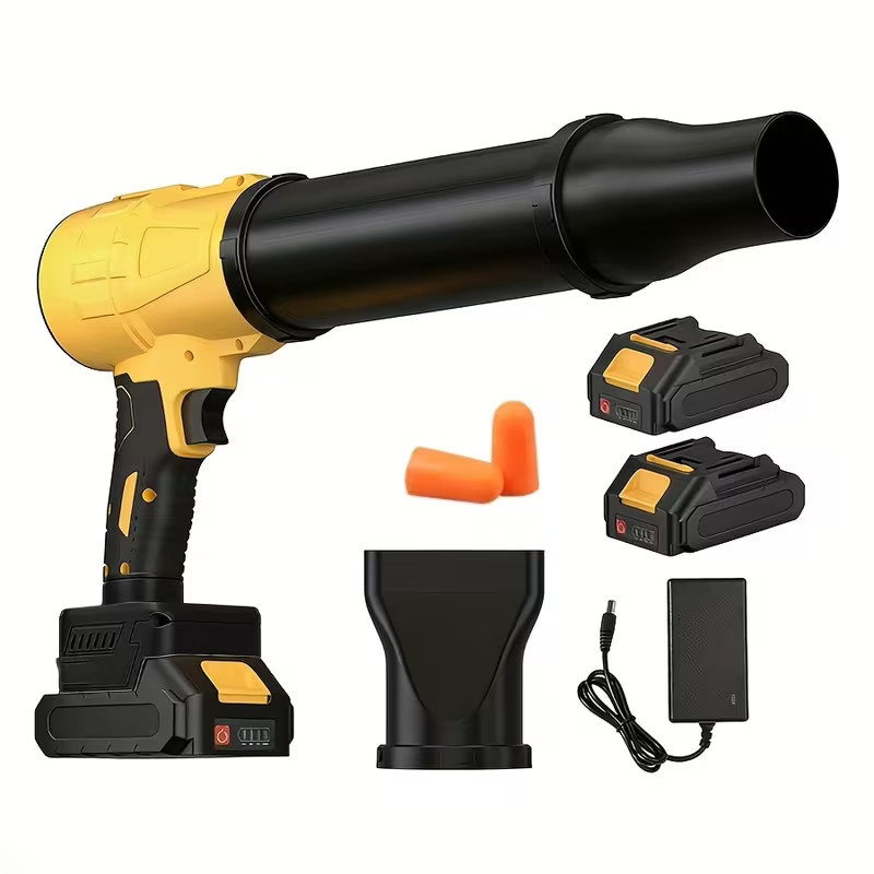 Lightweight Turbo Jet Leaf Blower 21V Cordless Electric Handheld for Yard Leaves