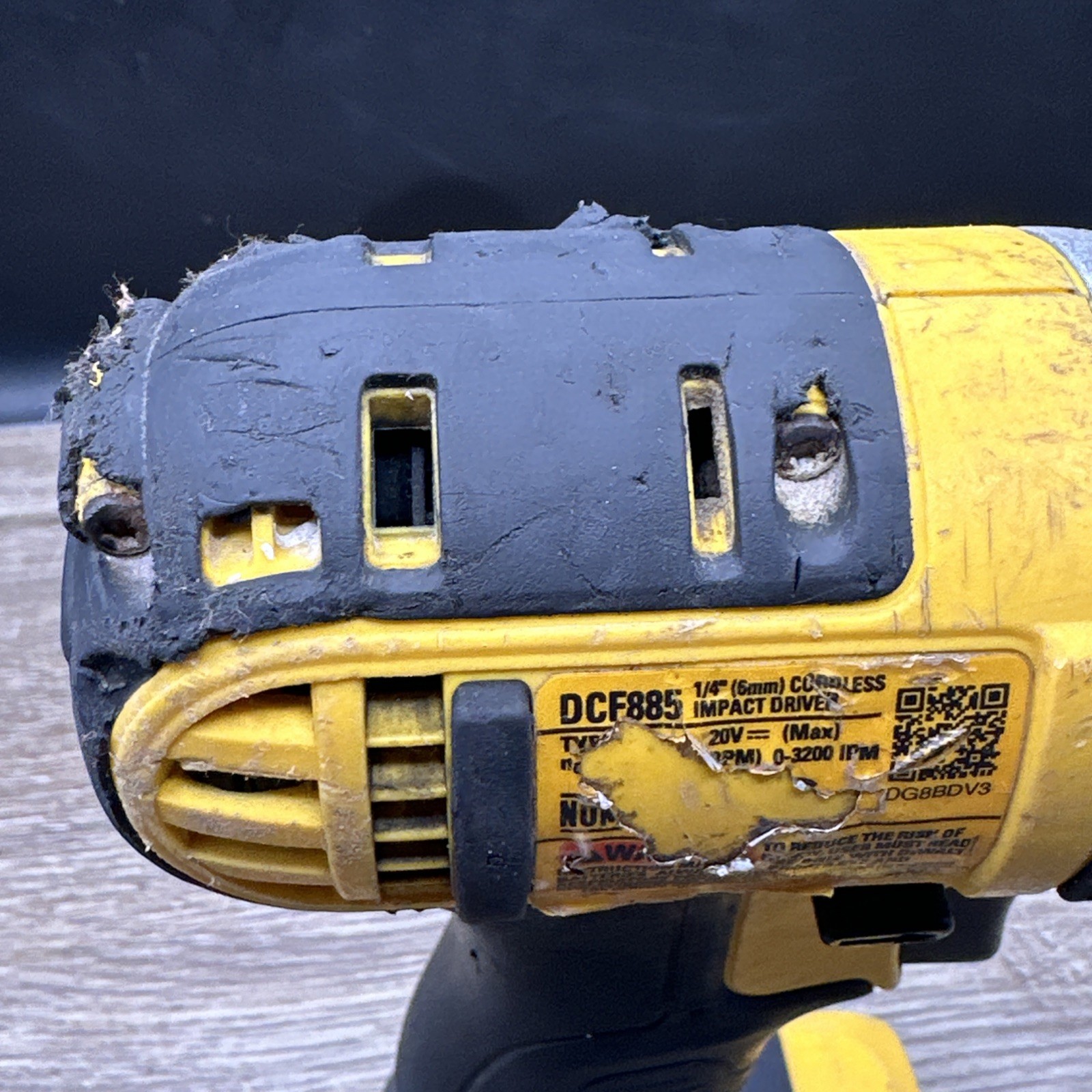 Dewalt DCF885 1/4 Impact Driver Drill Tool Only No Battery Or Charger