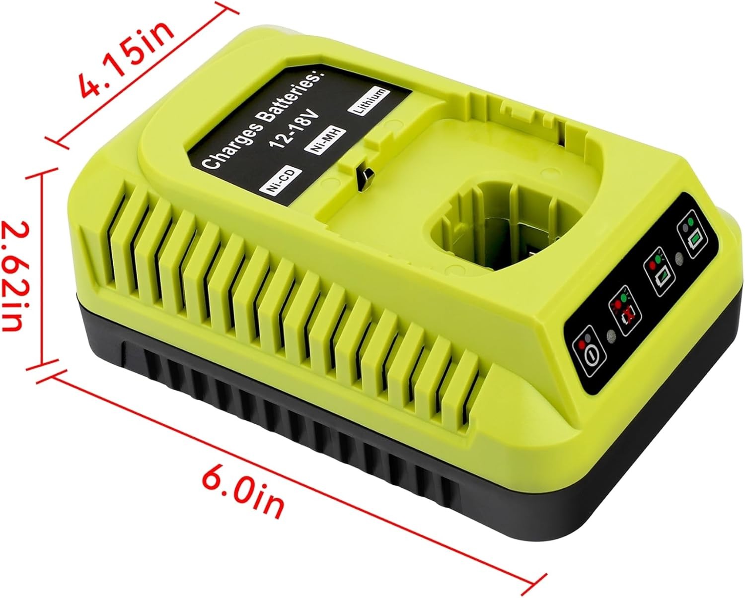 P117 Charger For Ryobi P108 P107 P106 18V High Capacity 18Volt Lithium Battery
