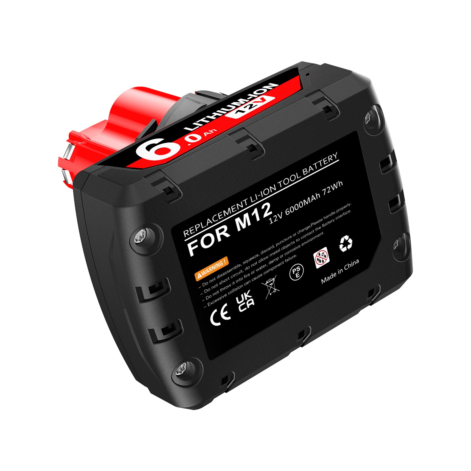12V For Milwaukee For M12 9.0/8.0Ah Lithium LCD Battery 48-11-2460 48-11-2440