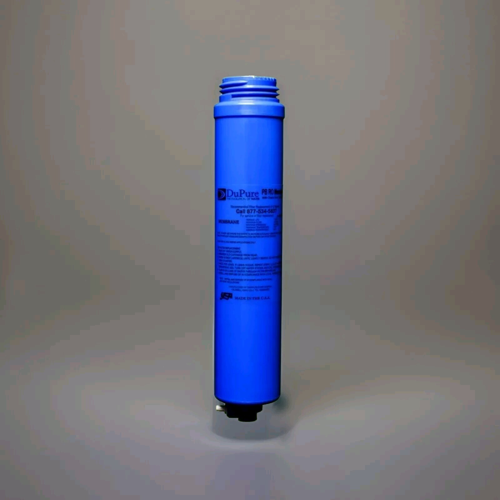 DUPURE PB (PURE BLUE) MEMBRANE- CHLORINE TASTE AND ODOR THE EVOLUTION OF WATER