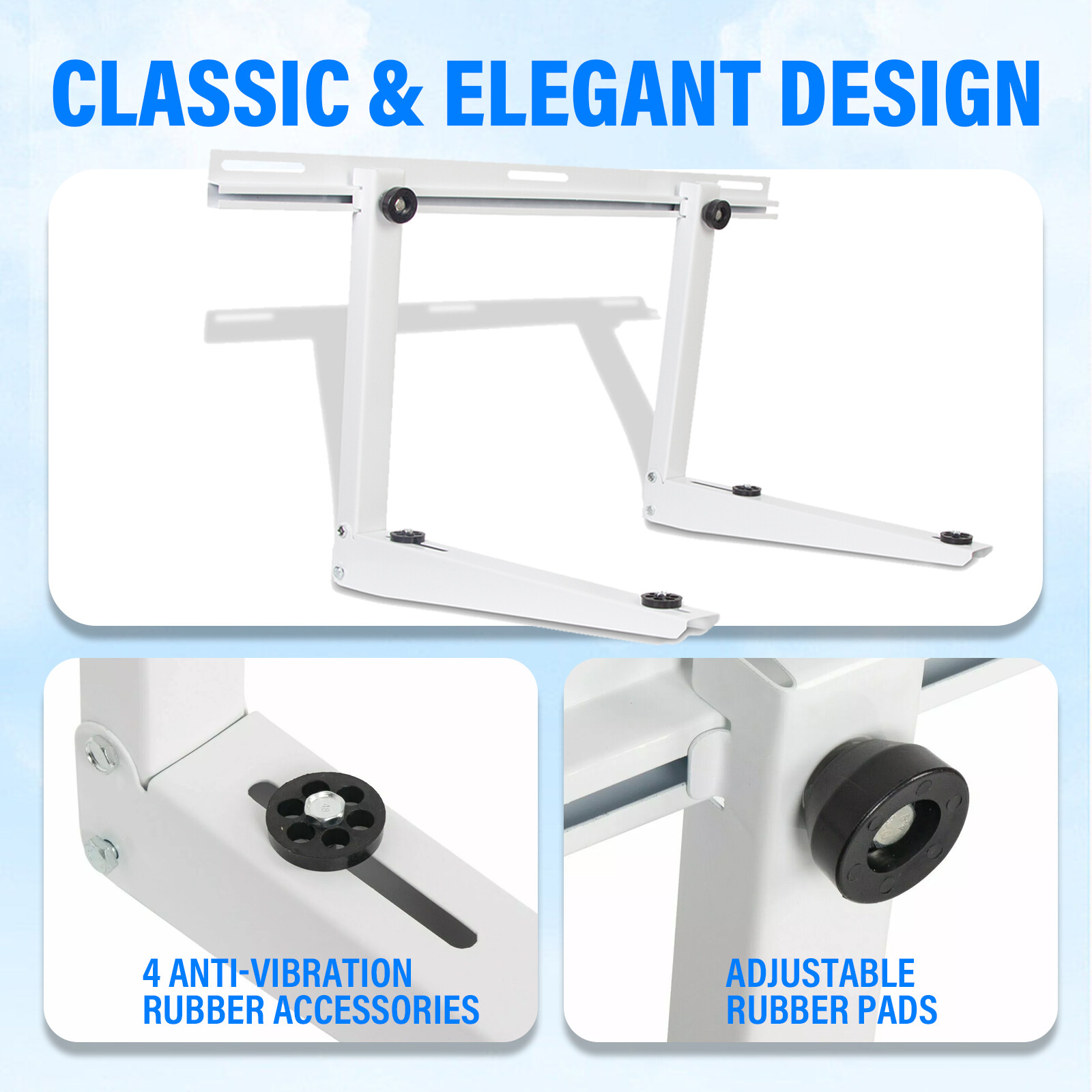 39.4″ Extension Wall Mounting Bracket for Mini Split Air Conditioner Ductless AC