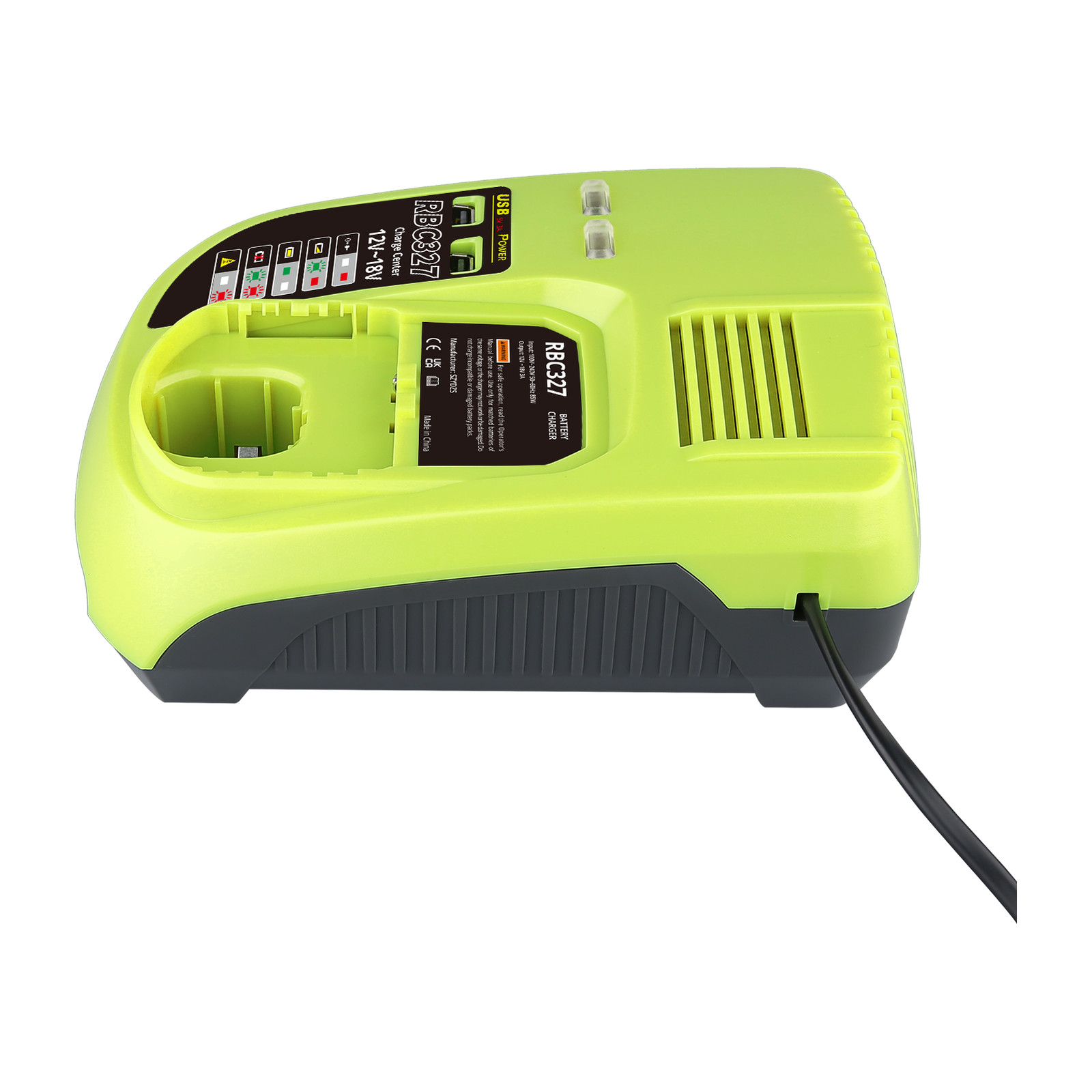 P117 Fast Charger For RYOBI For One+ Plus P108 18V High Capacity Lithium Battery