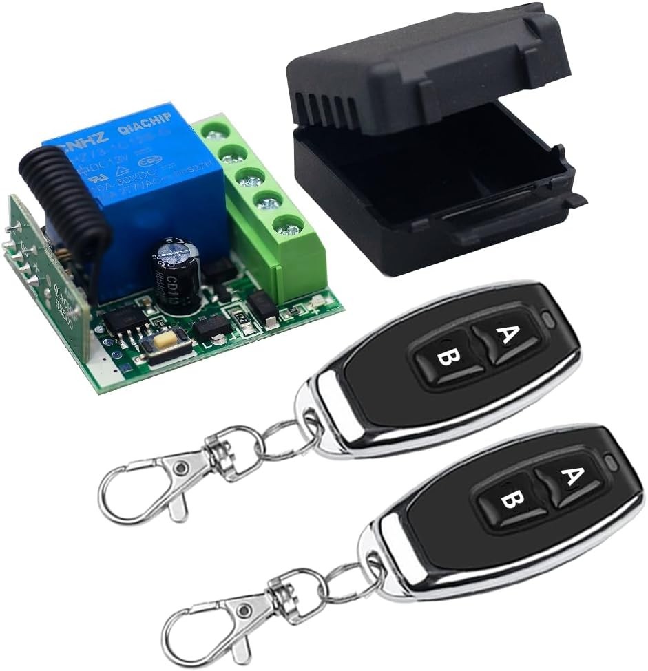 433Mhz Universal Wireless Remote Control Switch DC 12V 1CH Relay Receiver Modul