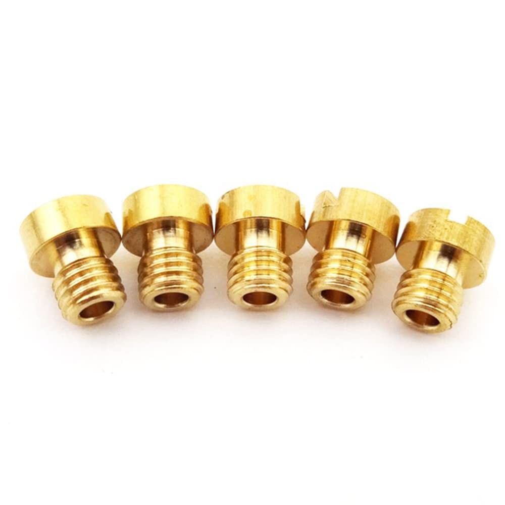 5mm Carburetor Jets #60 65 70 75 80 For 2 Stroke 50cc 60cc 66cc 80cc Motoriz